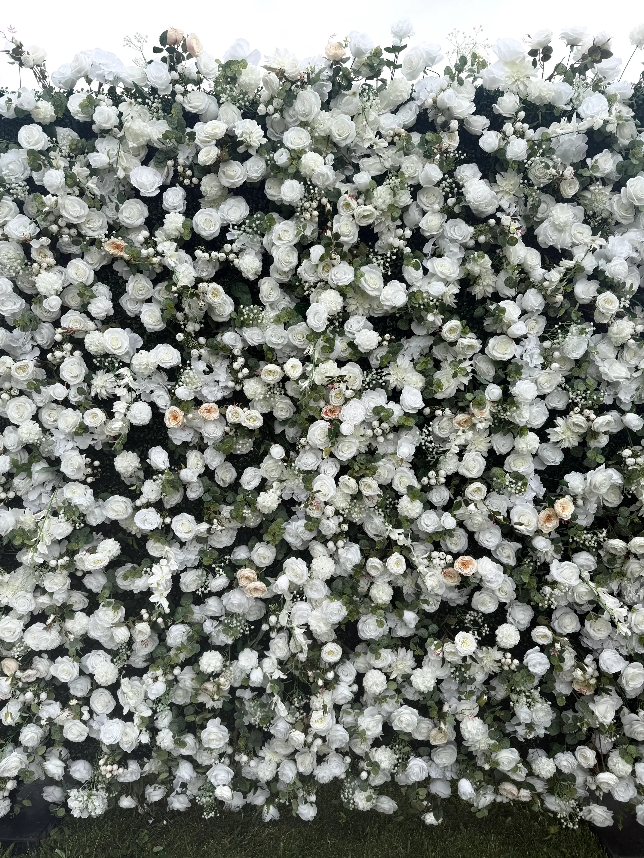 5D Flower Wall - White