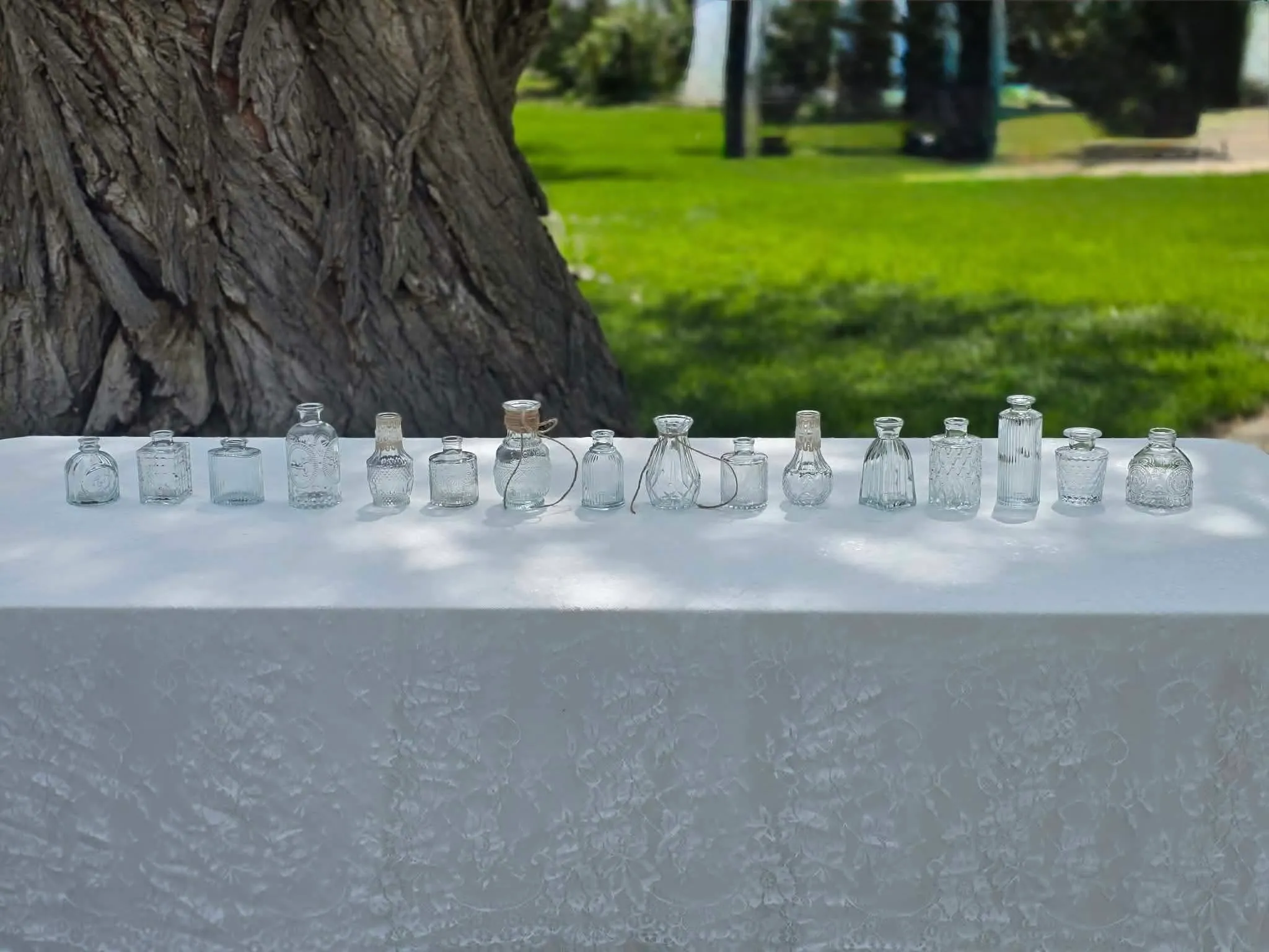 Small Glass Bud Vase - Clear