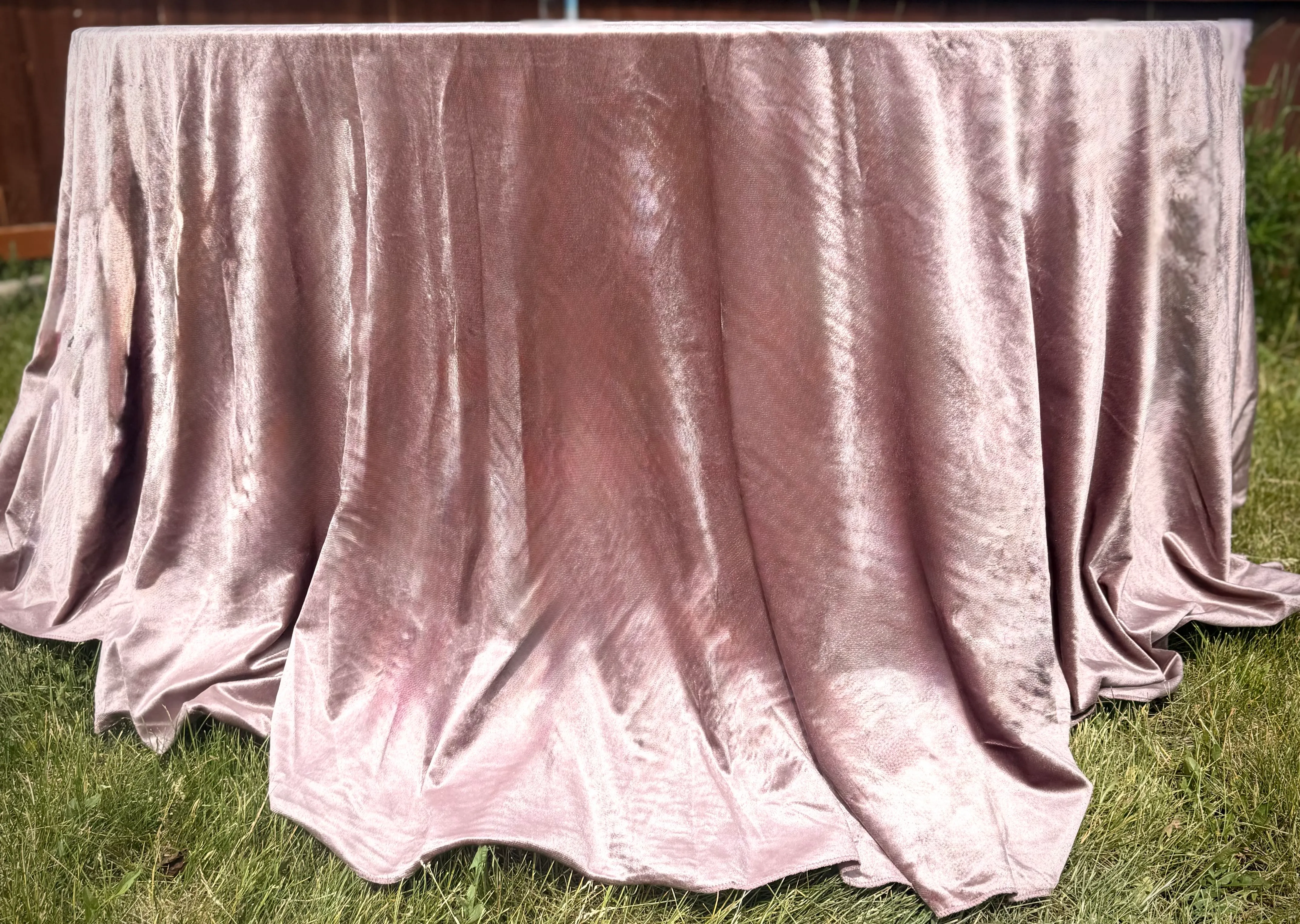 Velvet Mauve 120" Table Cloth 
