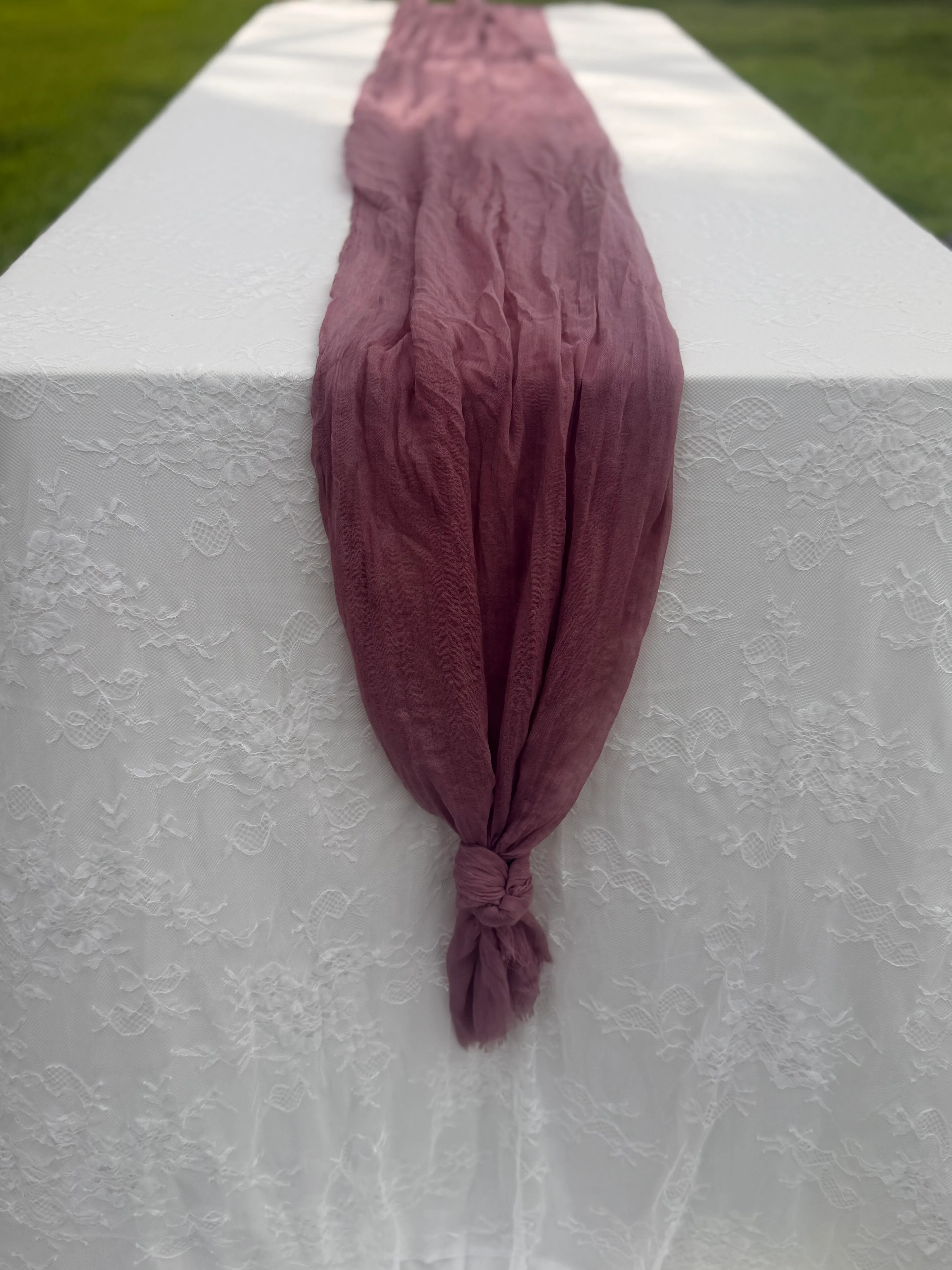 Mauve Cheesecloth 