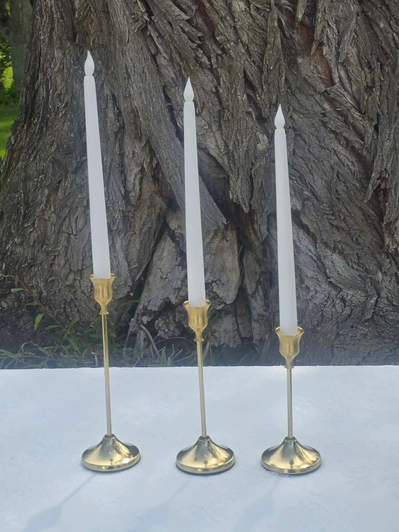 Flameless LED Taper Candle Sticks
