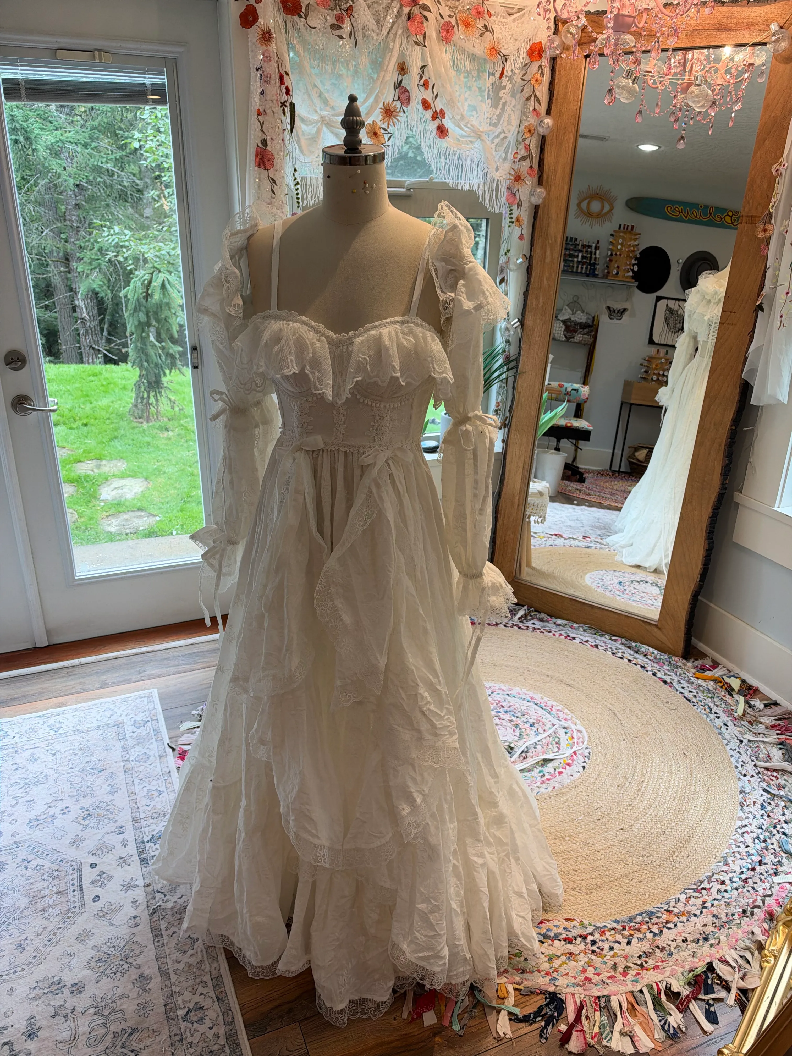Opaline Gown with Shrug 