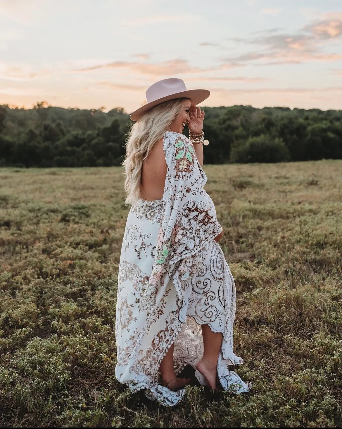 boho mama gown