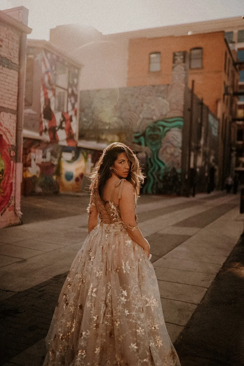 Moon + Star Two Piece Gown