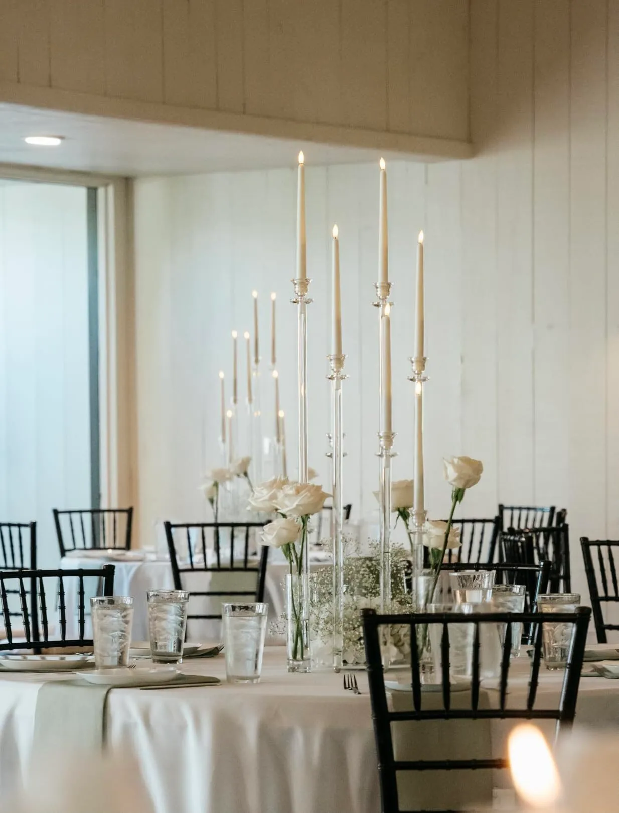 11" Flameless Tapper Candle Sticks - Ivory