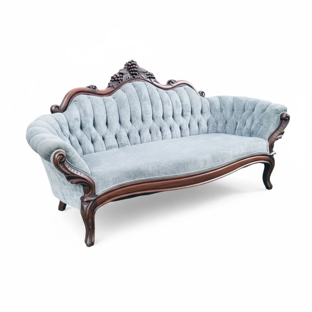 Gray Antique Sofa