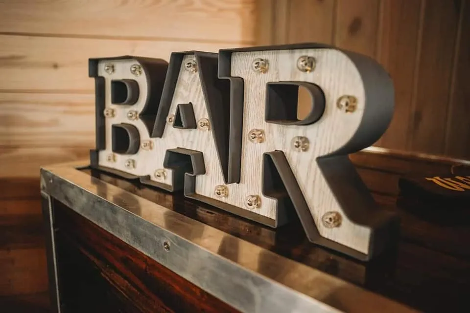 Silver BAR Letters