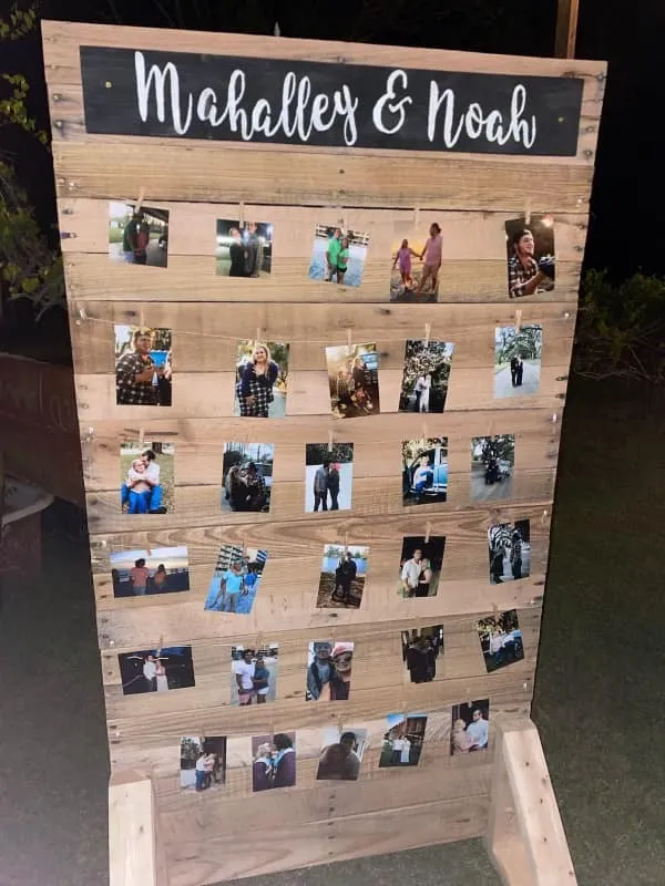 6' PALLET PHOTO BOARD
