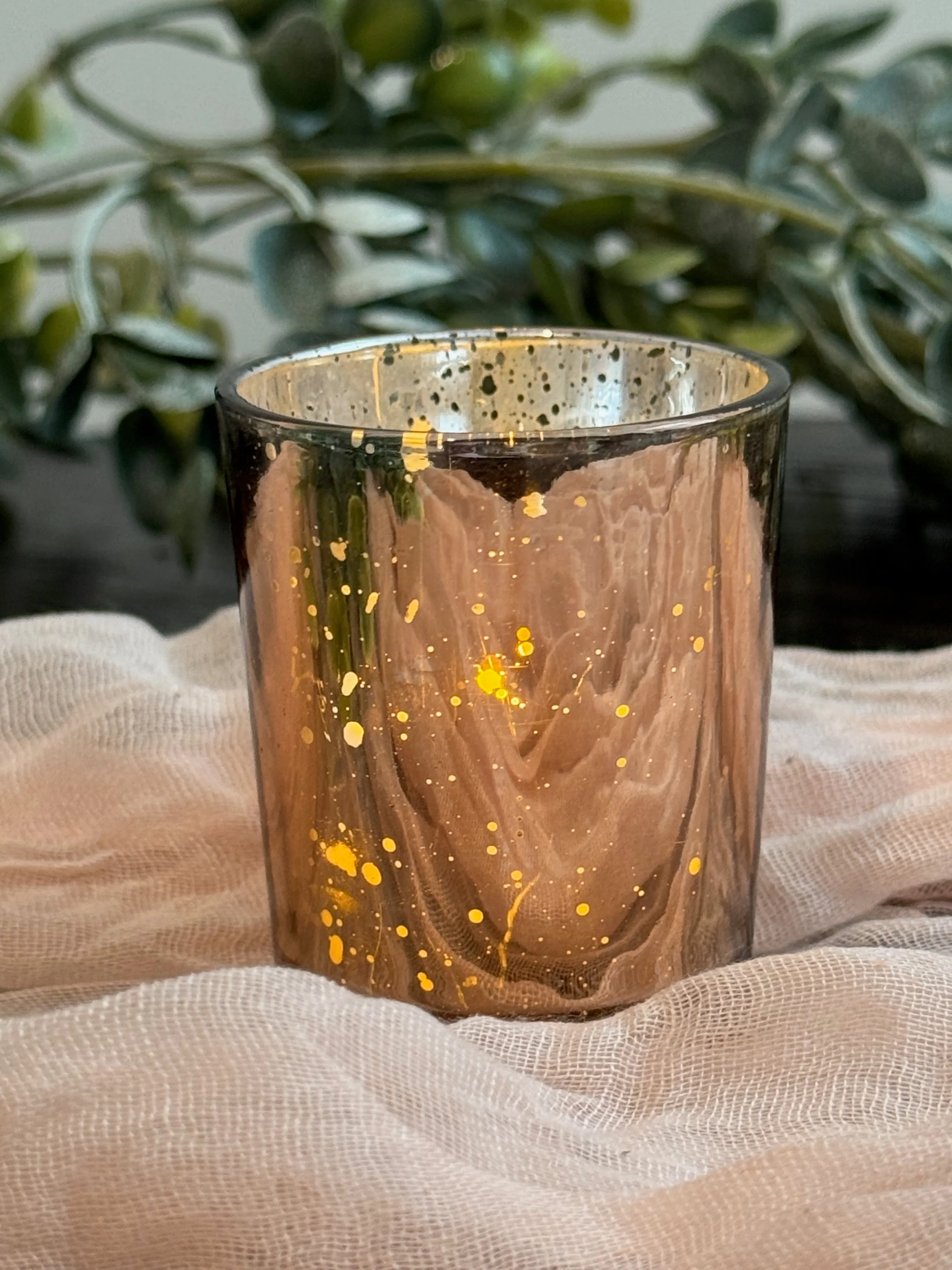 Rose Gold Mercury Votives 