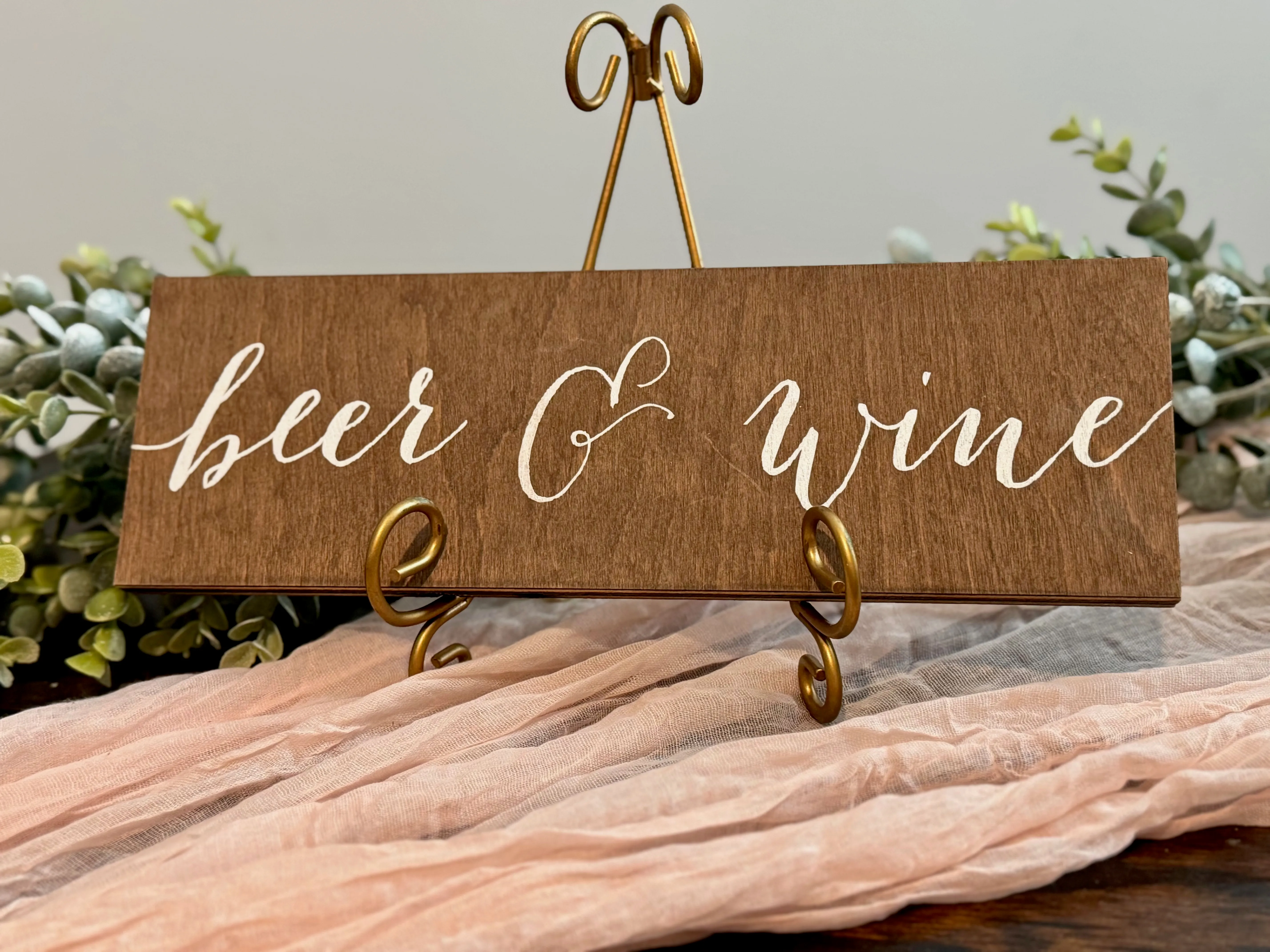 Wooden Beer & Wine Script
