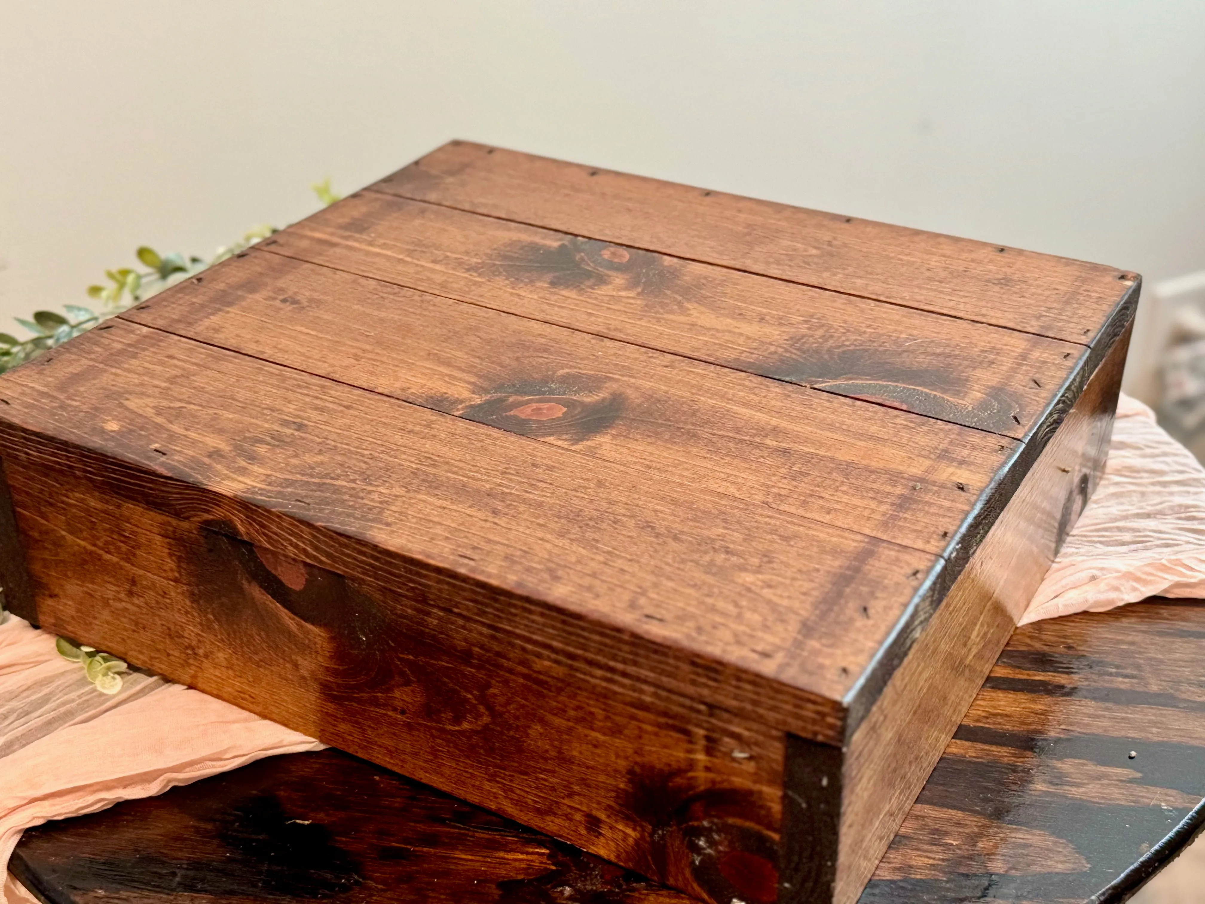 Stained Large Cake Box