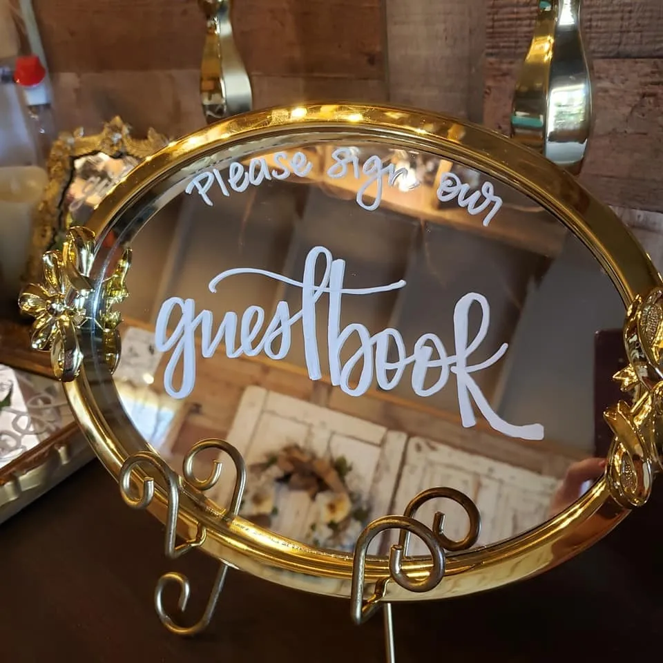 GUESTBOOK GOLD METAL