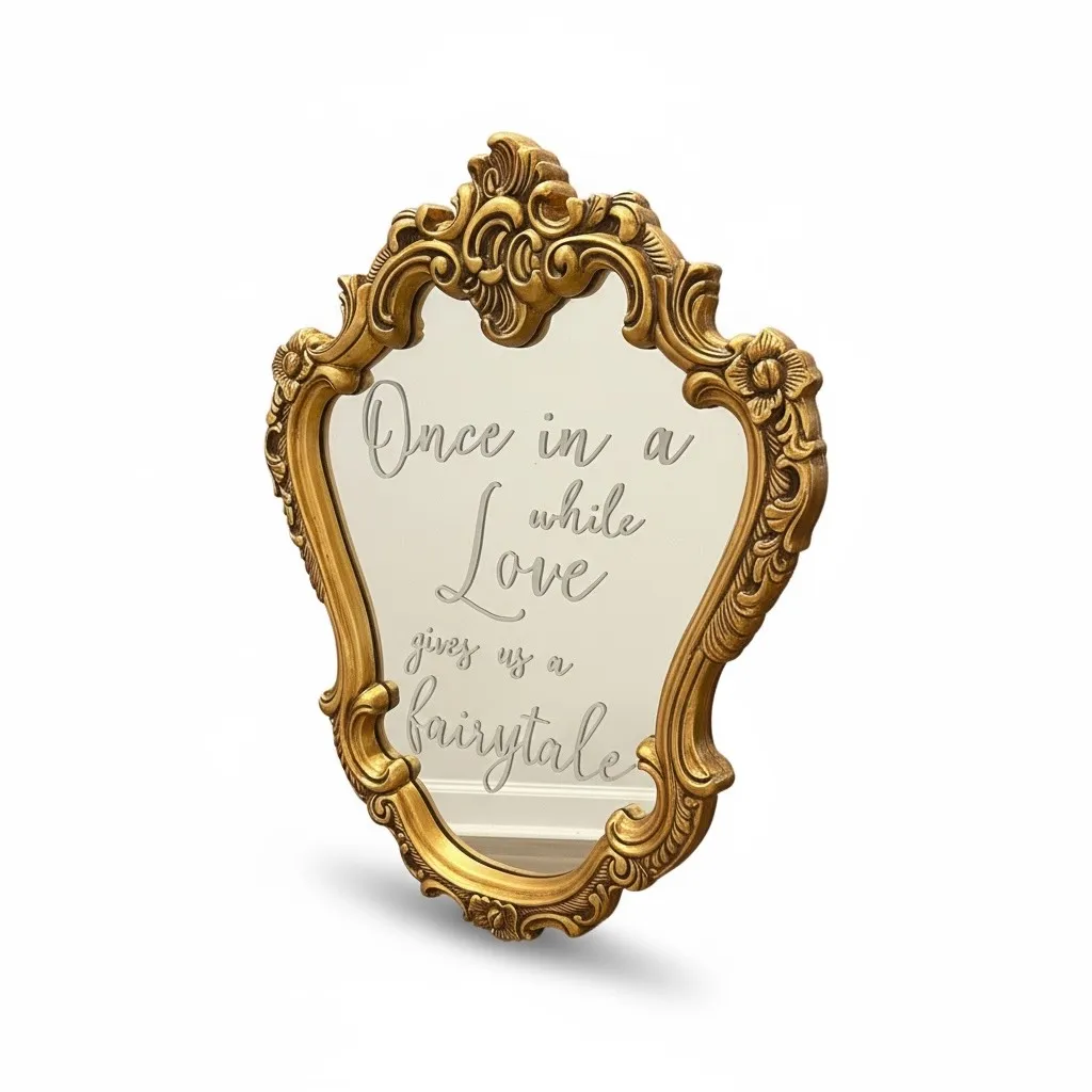 Love Gives Us a Fairytale Mirror - Large