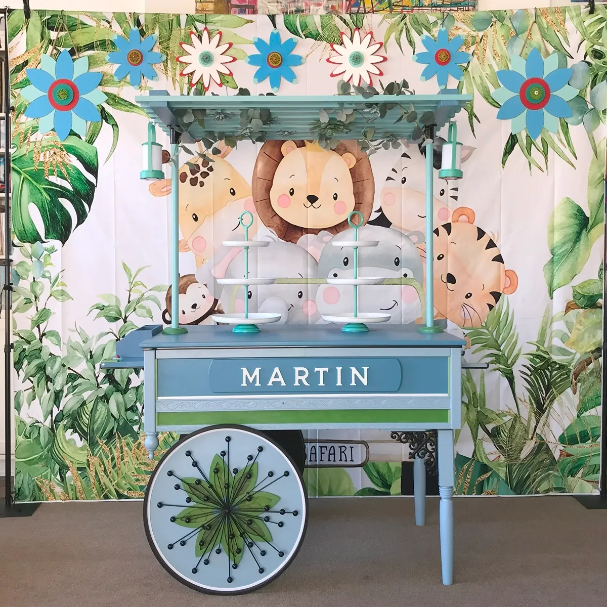 Jungle & Animals Backdrop