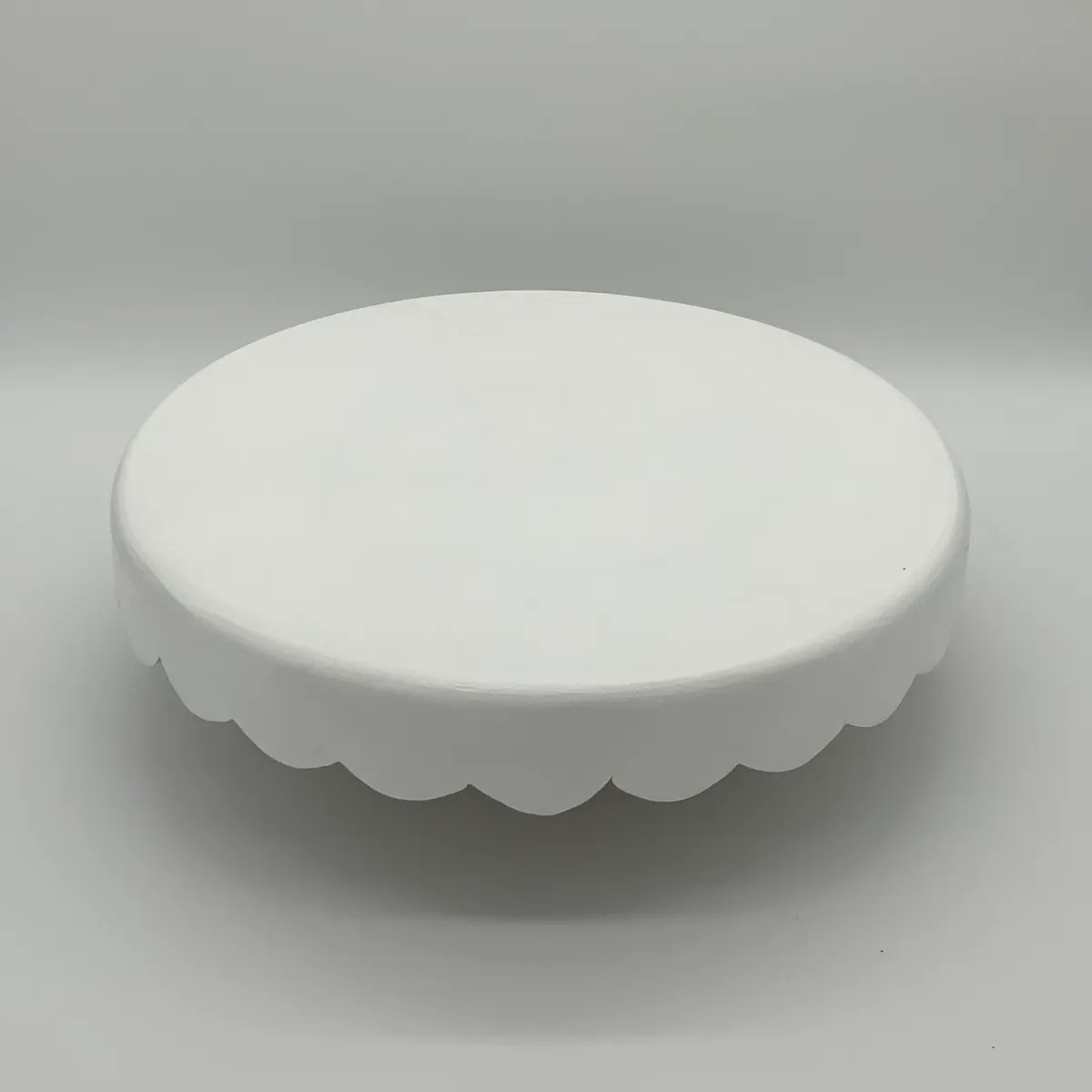 White 1 Tier Cake Stand