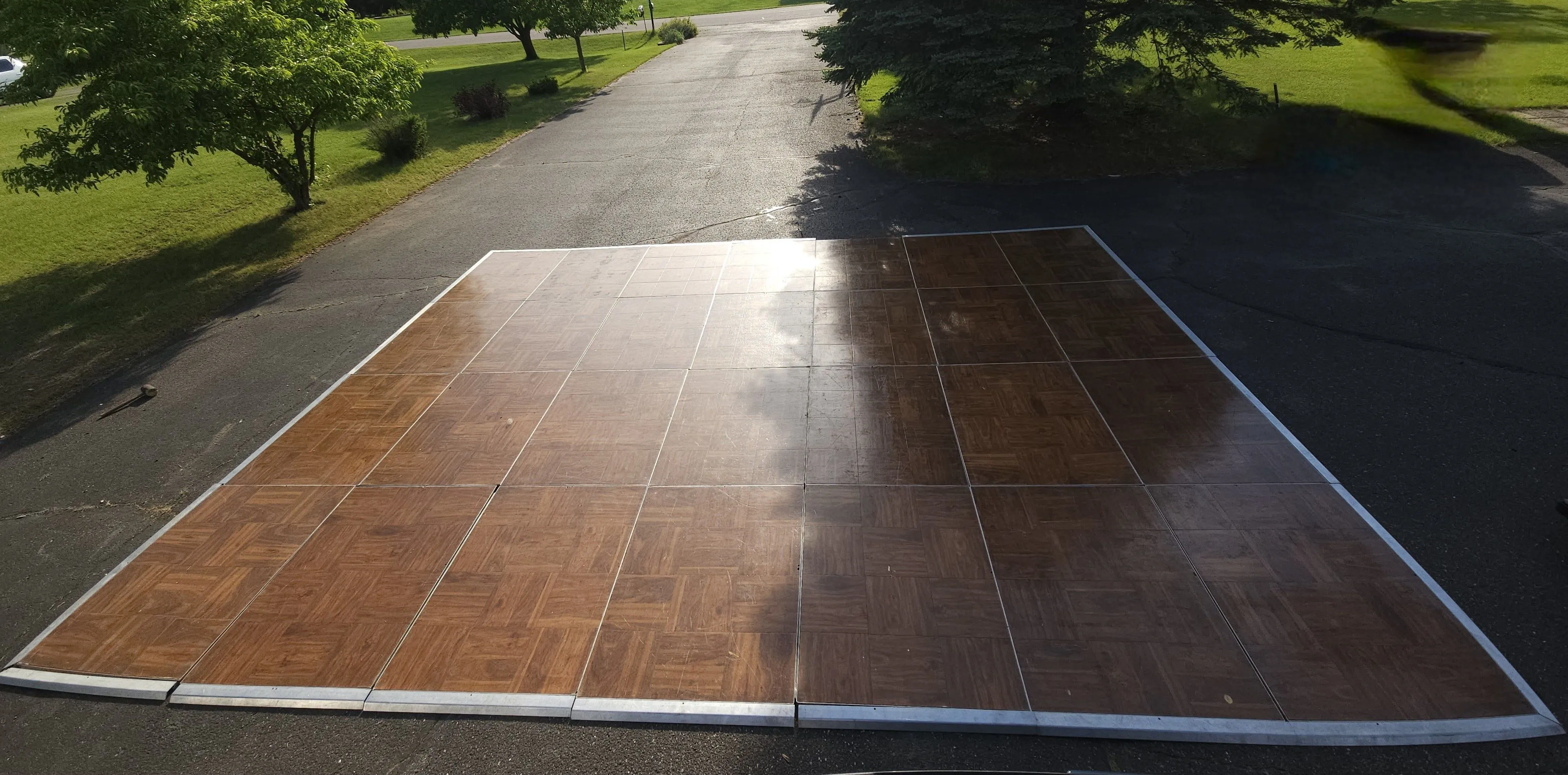 Wood Vinyl 3' x 4' panel Dance Floor