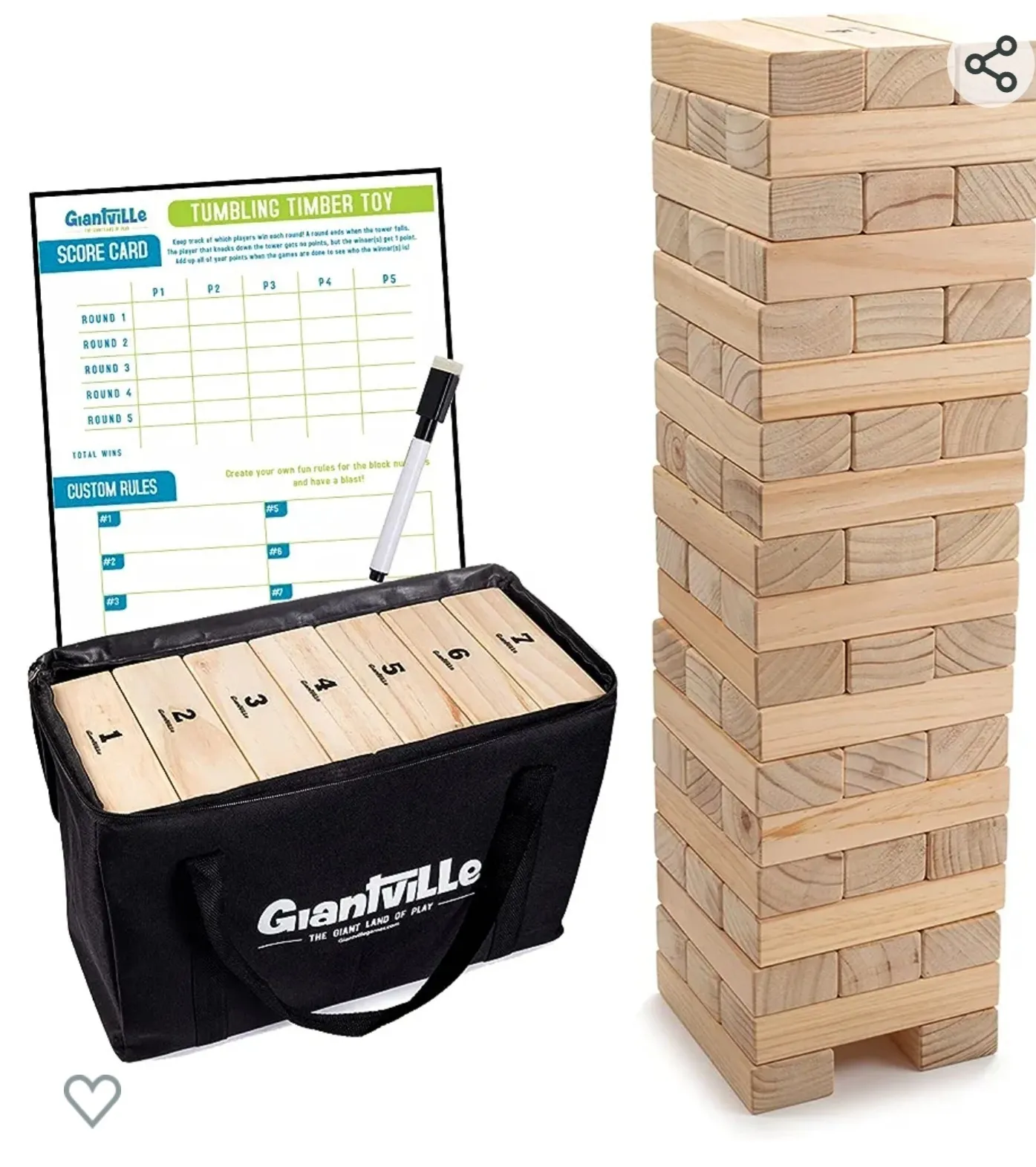 Giantville Jenga Game