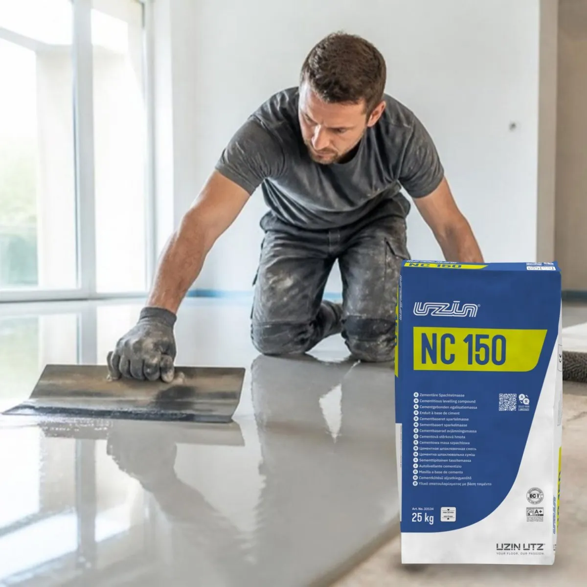 UZIN NC 150 Zementäre Spachtelmasse, 25 kg