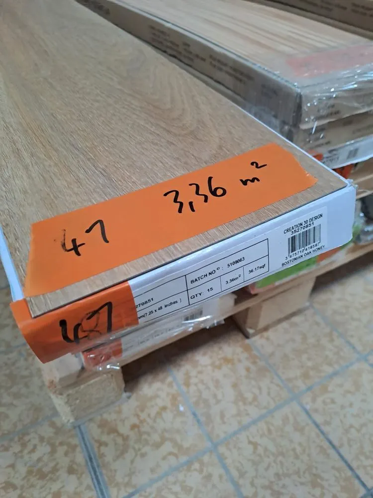 PVC Designbodenbelag Restposten 41 – Bastonian Oak Honey (3,41 m², nur komplett)