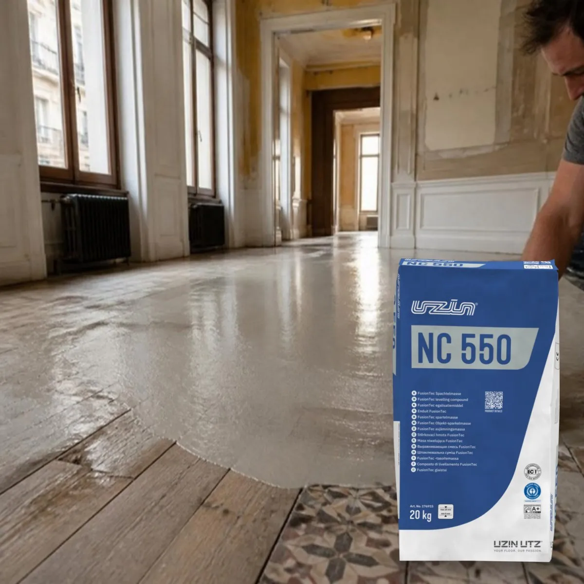UZIN NC 550 Calciumsulfat-Fließspachtel, 20 kg