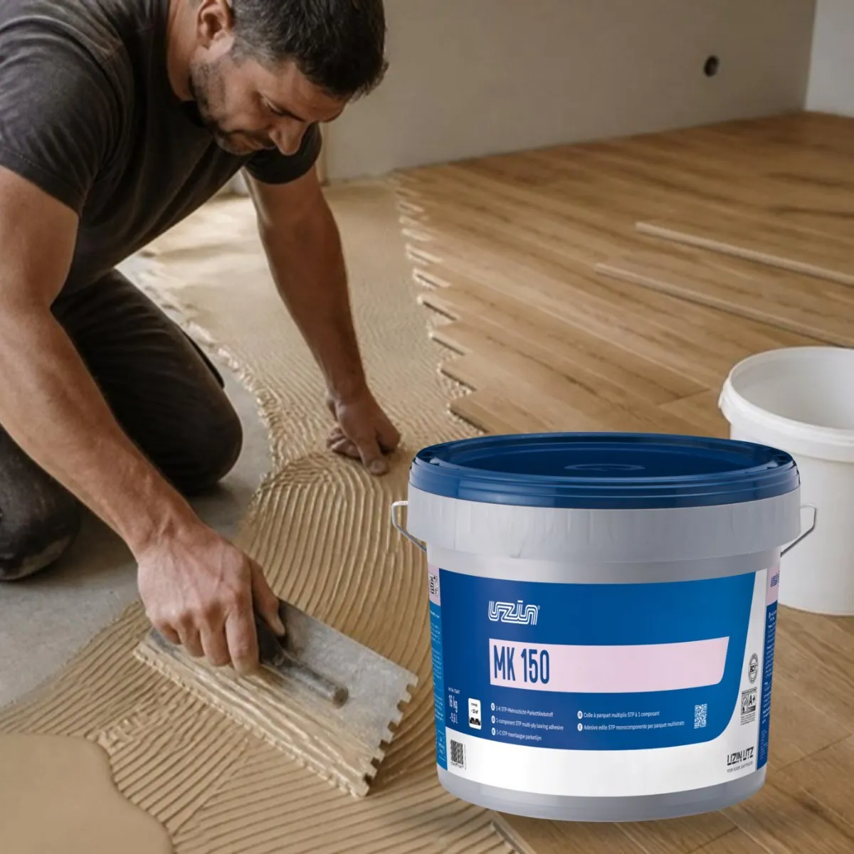 UZIN MK 150 Silan-Parkettklebstoff, 16 kg Eimer