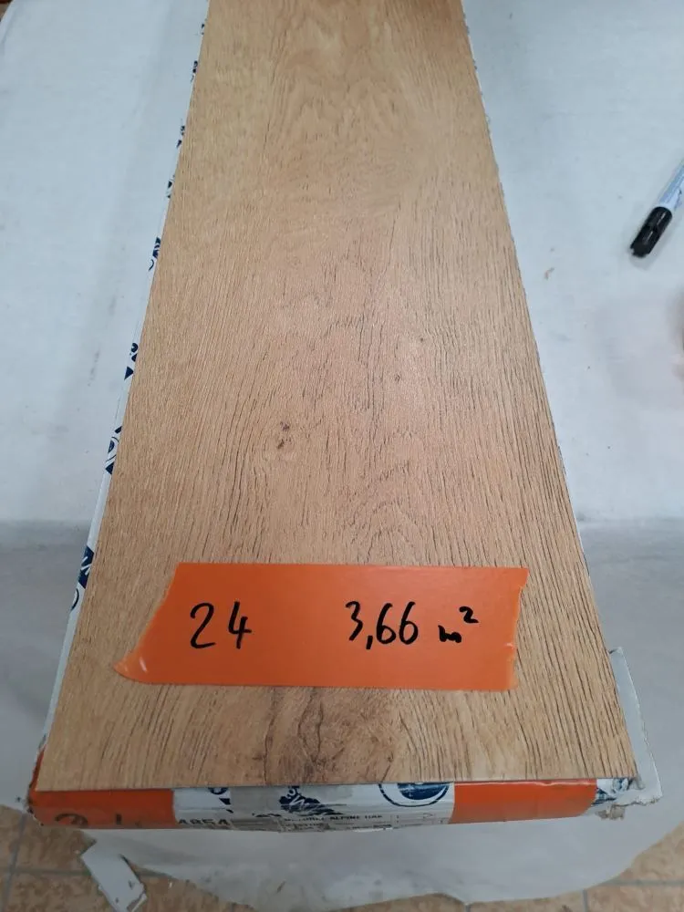 PVC Designbodenbelag Restposten 24 – Natural Alpin Oak (5,12 m², nur komplett)