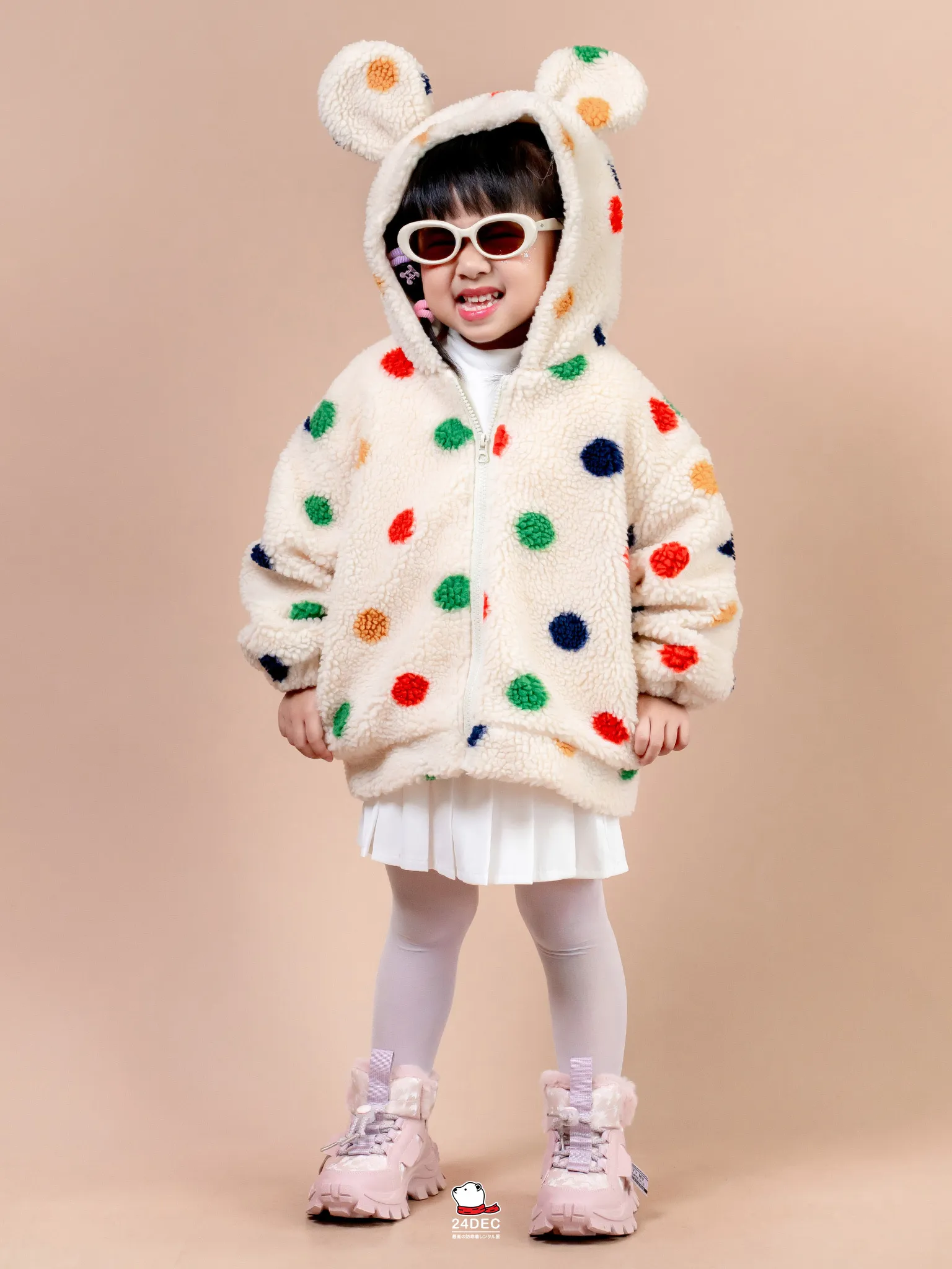 เช่าเสื้อแจ็คเก็ต เด็ก รุ่น SHINNOSUKE สี ครีม