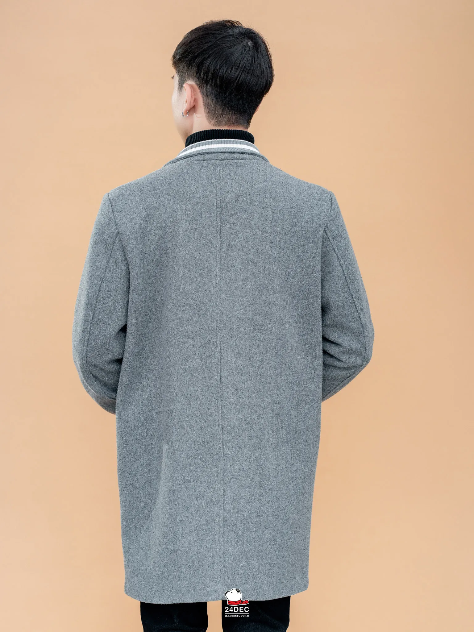 (*หยุดเช่า*) เช่าเสื้อโค้ท ชาย รุ่น KENSHI สี เทา