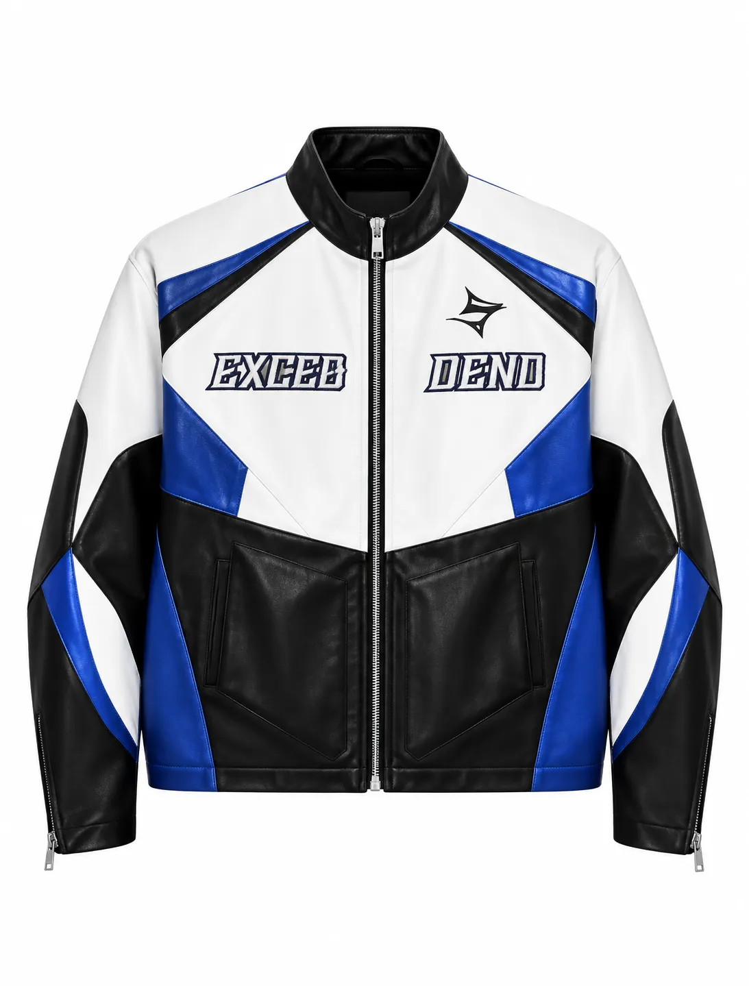 เช่าเสื้อแจ็คเก็ต ชาย รุ่น RACING สี น้ำเงิน