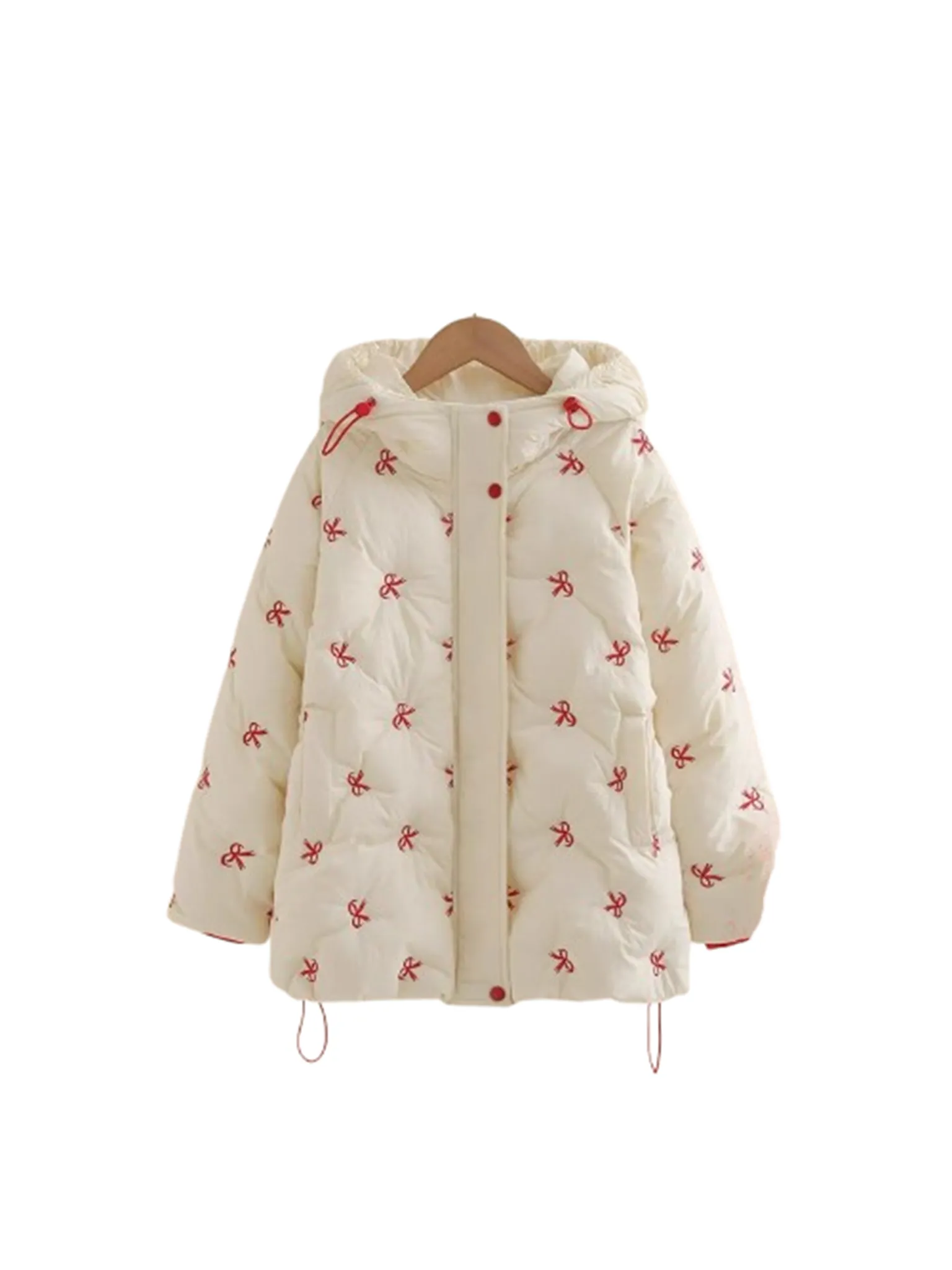 เช่าเสื้อกันหนาว เด็ก รุ่น RIBBON สี ขาว 