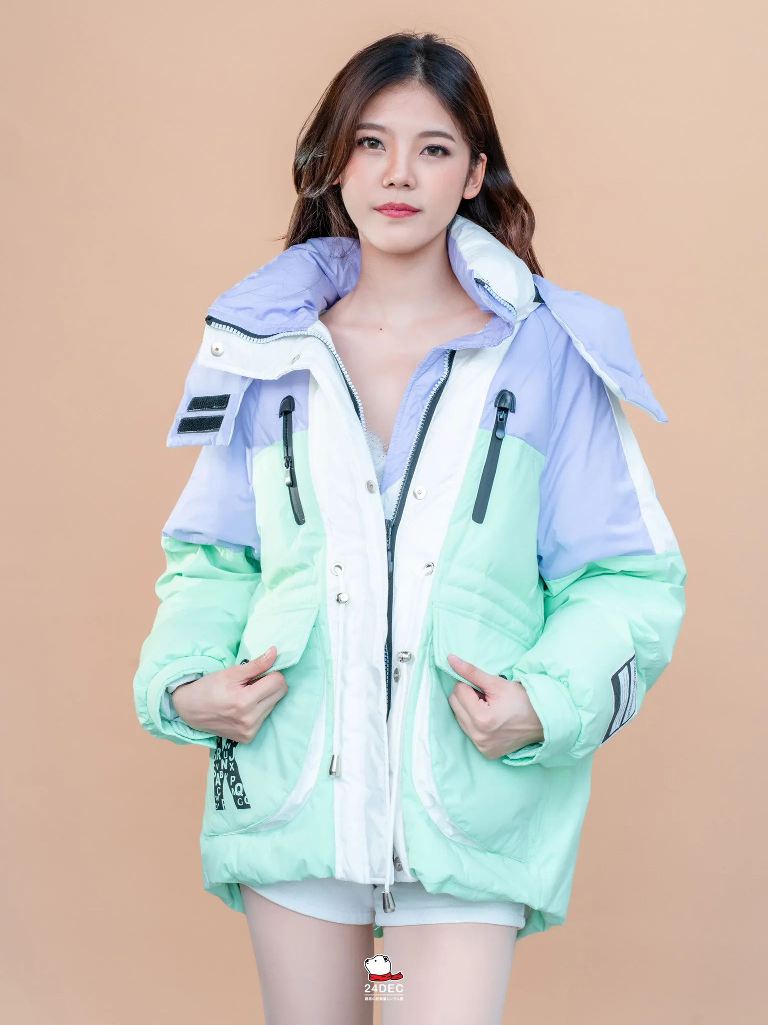 เช่าเสื้อกันหนาว หญิง รุ่น CANDY สี เขียว