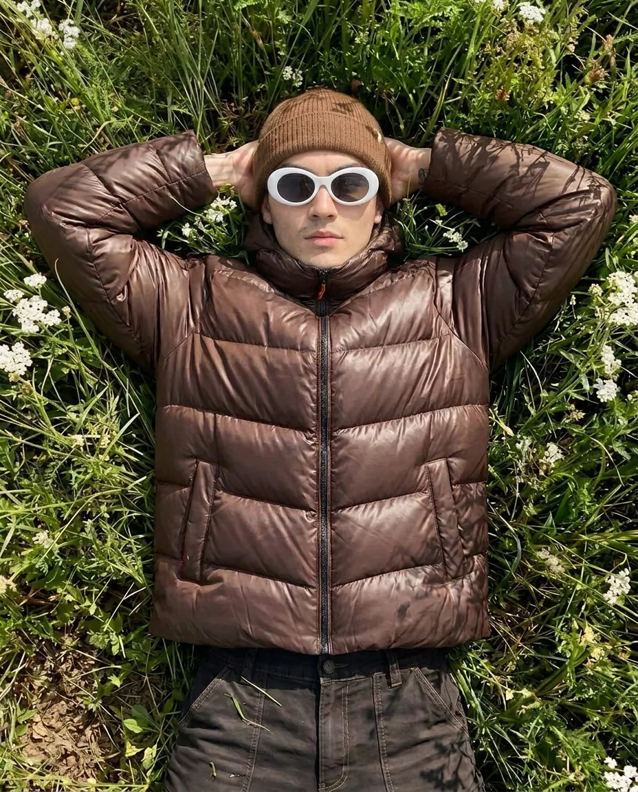 เช่าเสื้อกันหนาว ชาย รุ่น LANGSTON สี น้ำตาล