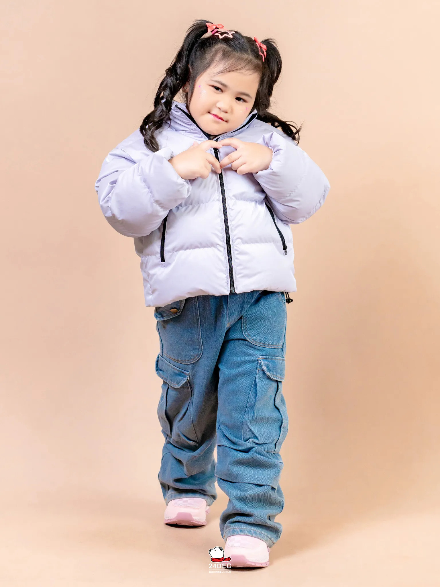 เช่าเสื้อกันหนาว เด็ก รุ่น FOREVER สี ม่วง