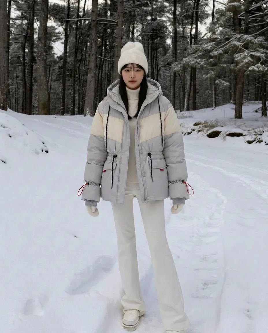 เช่าเสื้อกันหนาว หญิง รุ่น ICEBOX สี ฟ้า
