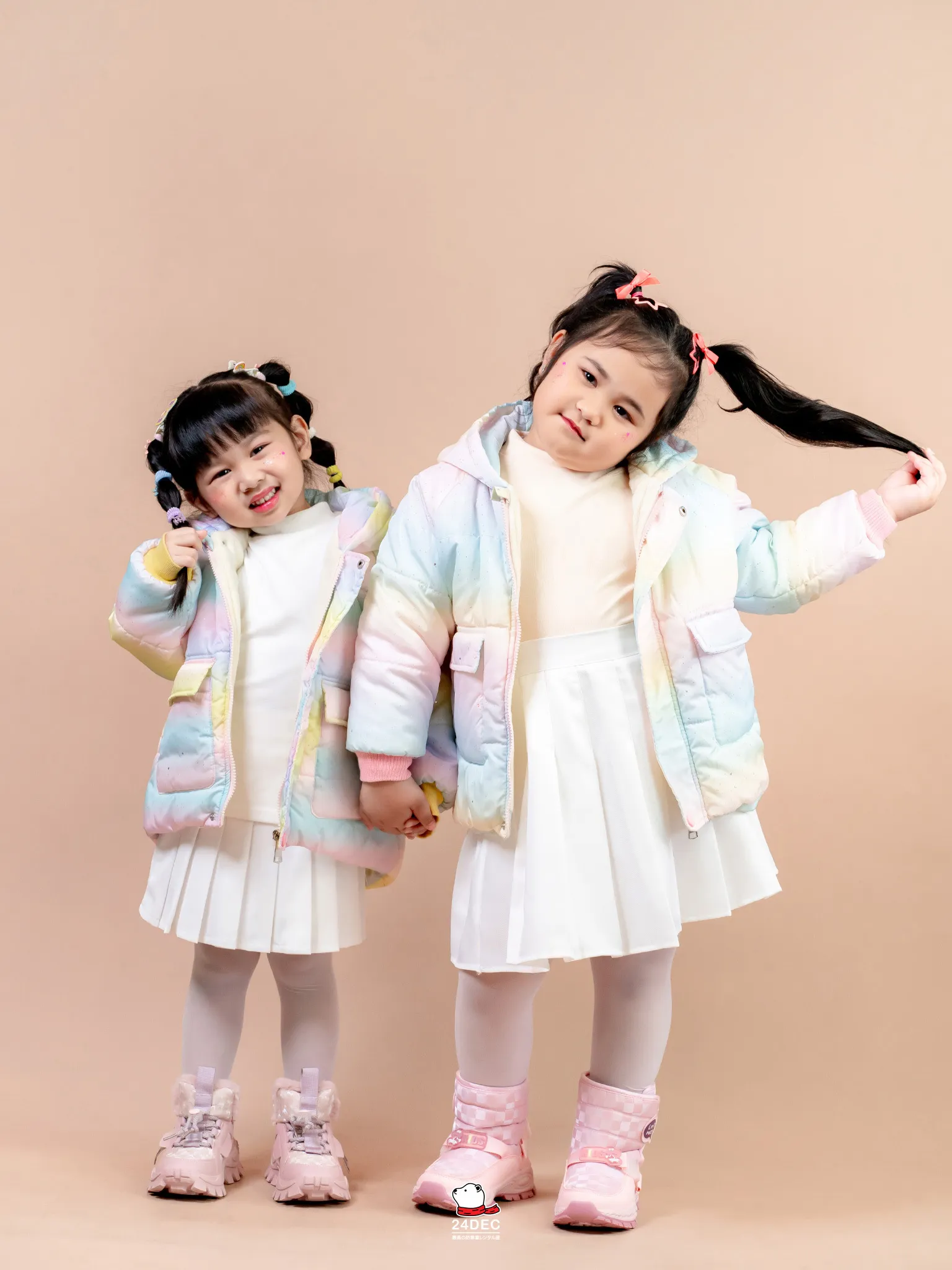เช่าเสื้อกันหนาว เด็ก รุ่น FEYA สี ชมพู