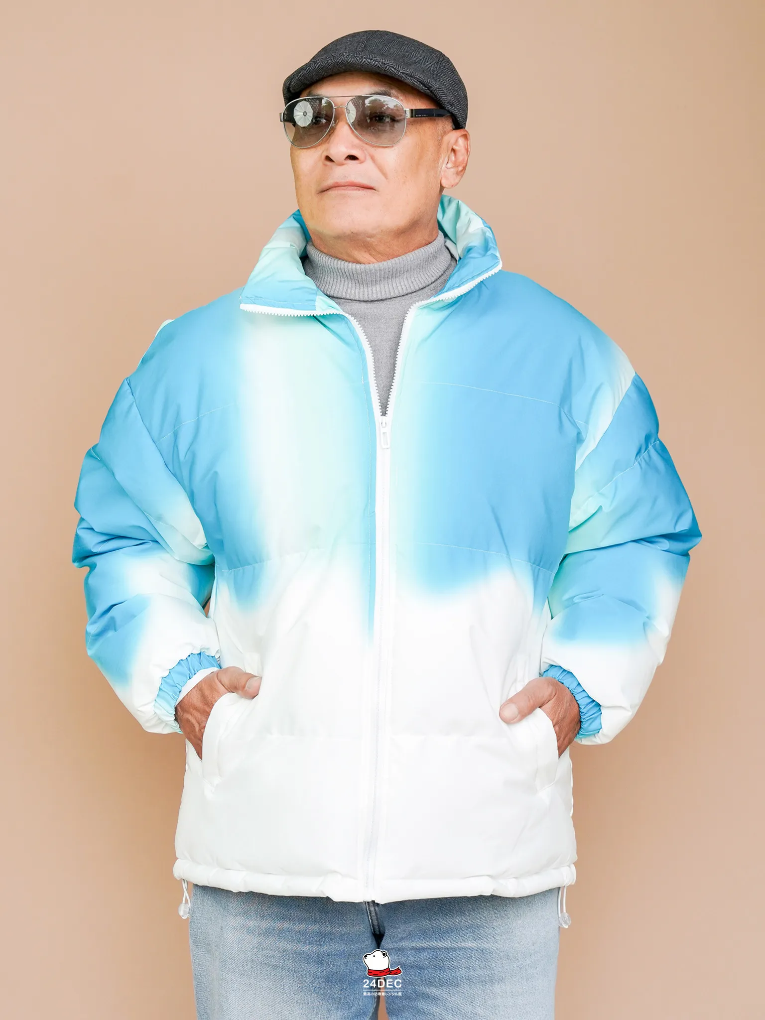 เช่าเสื้อกันหนาว ชาย รุ่น DECLAN สี เขียว