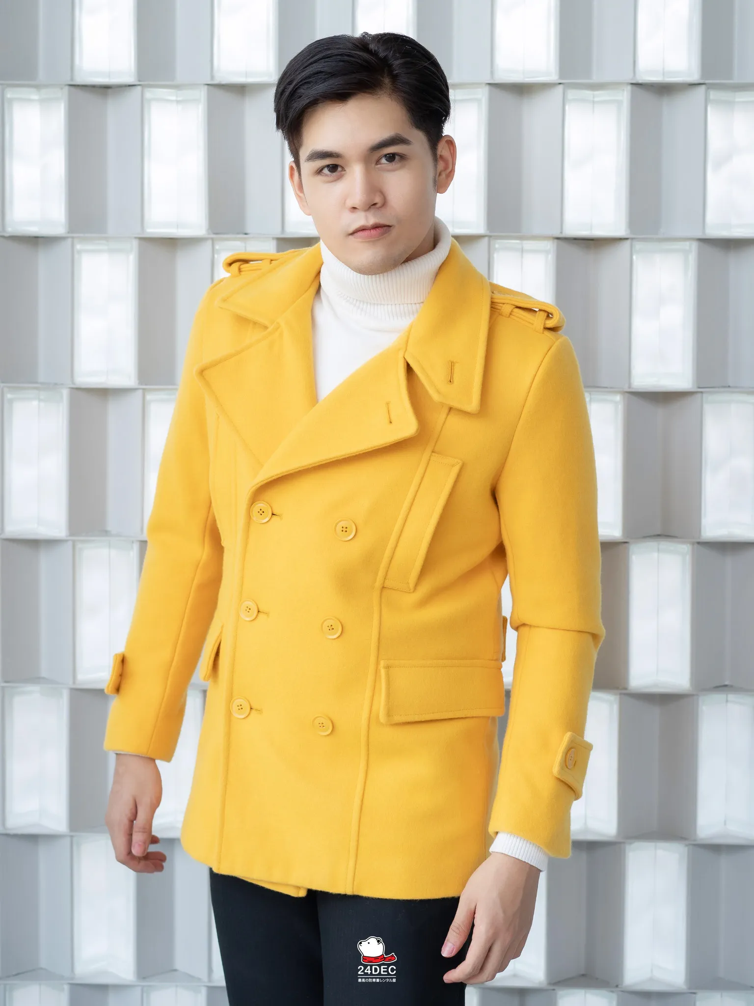 (*หยุดเช่า*) เช่าเสื้อโค้ท ชาย รุ่น YELLOWKNIFE สี เหลือง