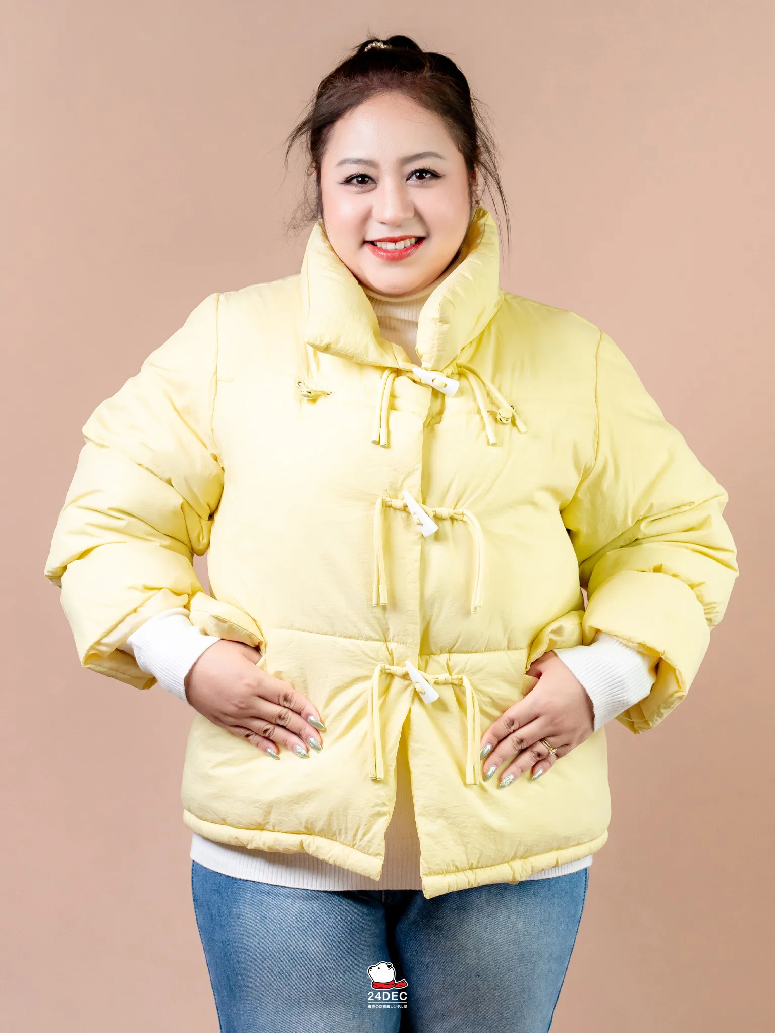 เช่าเสื้อกันหนาว หญิง รุ่น CANOLA สี เหลือง