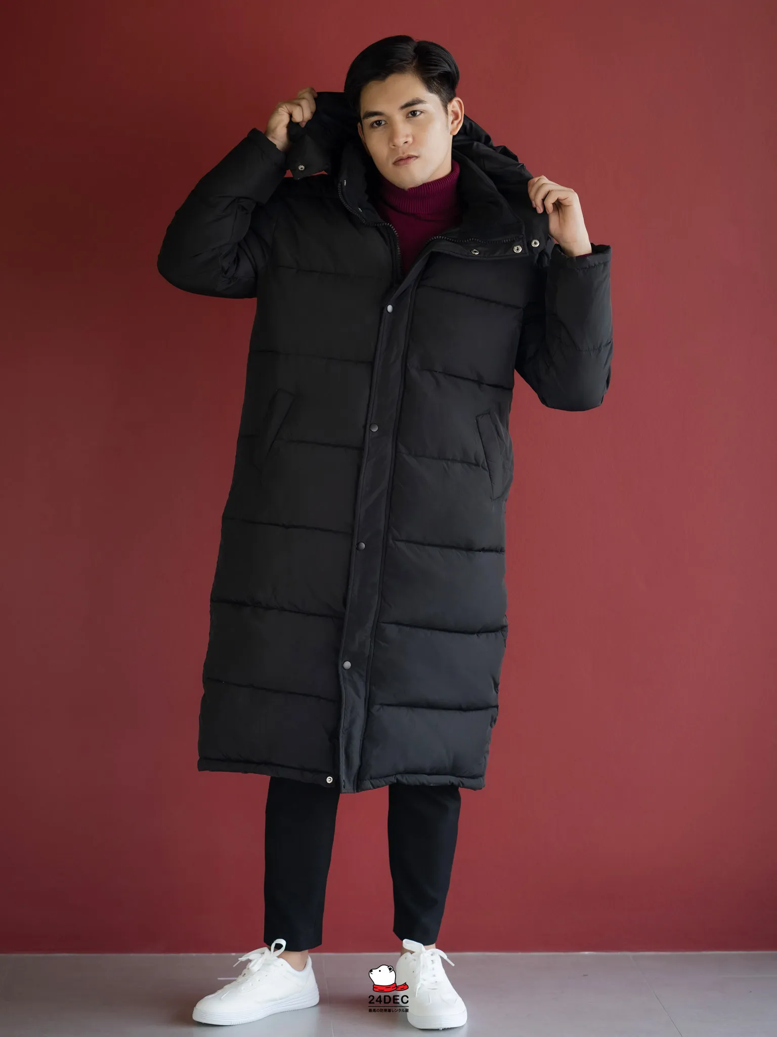 เช่าเสื้อกันหนาว ชาย รุ่น WINTERFELL สี ดำ