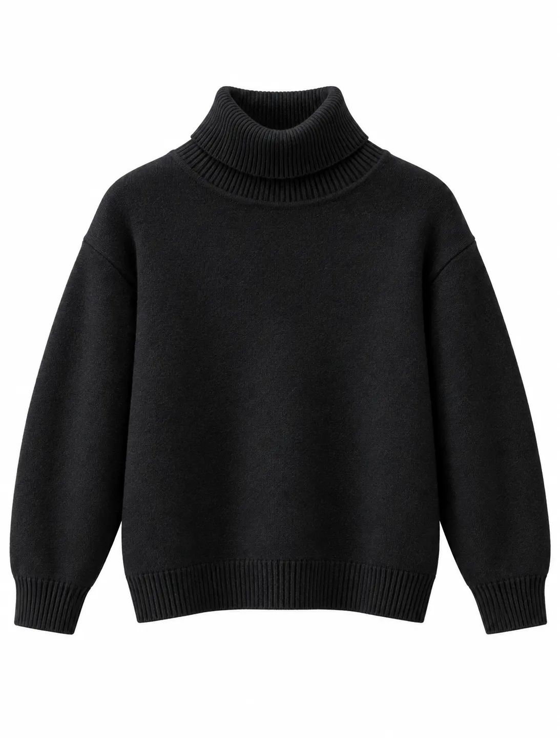 เช่าเสื้อคอเต่า เด็ก รุ่น PARKER สี ดำ
