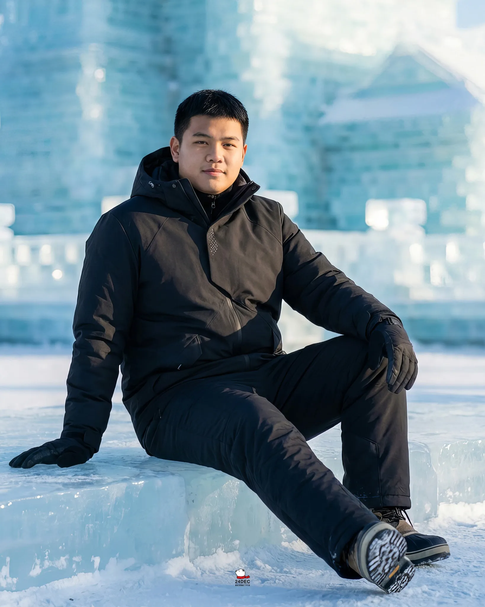 เช่าเสื้อกันหนาว ชาย รุ่น FAIRBANKS สี ดำ