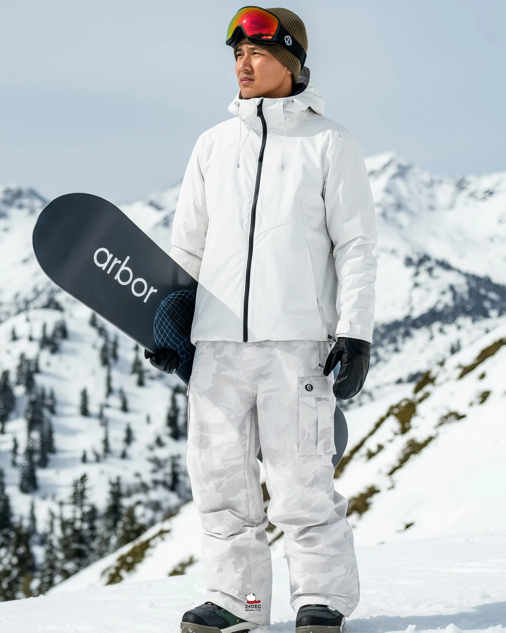 เช่าเสื้อกันหนาว ชาย รุ่น OYMYAKON สี ขาว