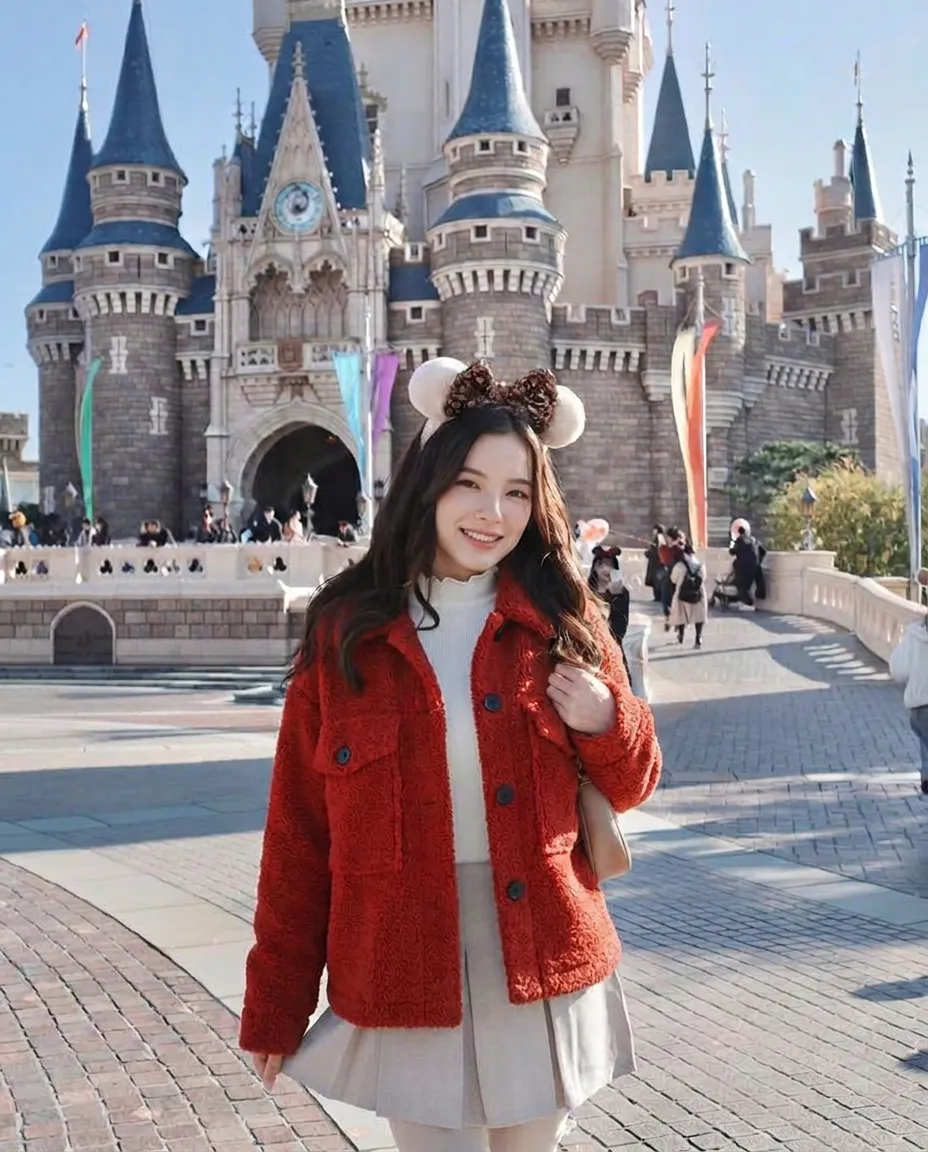 เช่าเสื้อแจ็คเก็ต หญิง รุ่น SUNDAY สี แดง