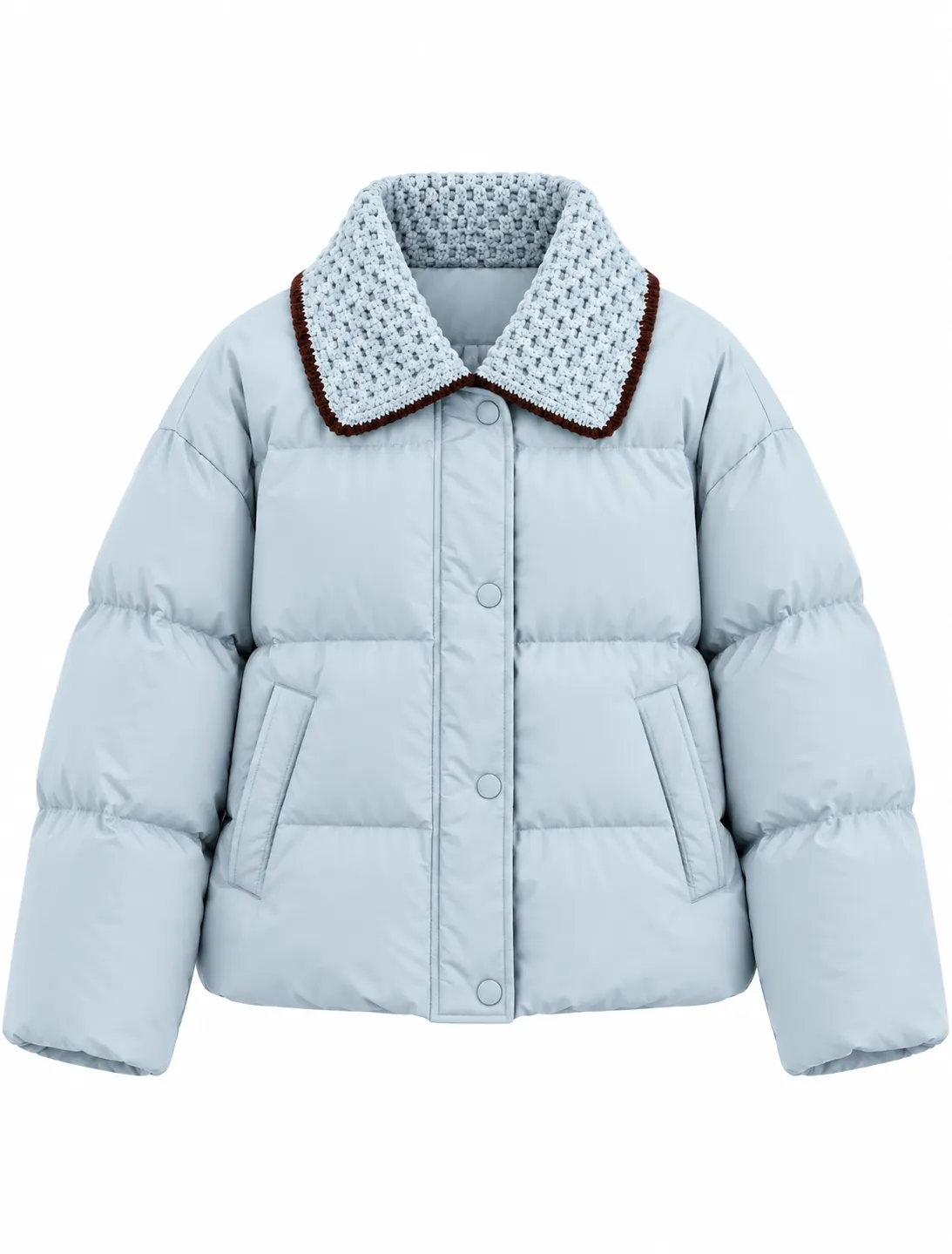 เช่าเสื้อกันหนาว หญิง รุ่น EVIAN สี ฟ้า