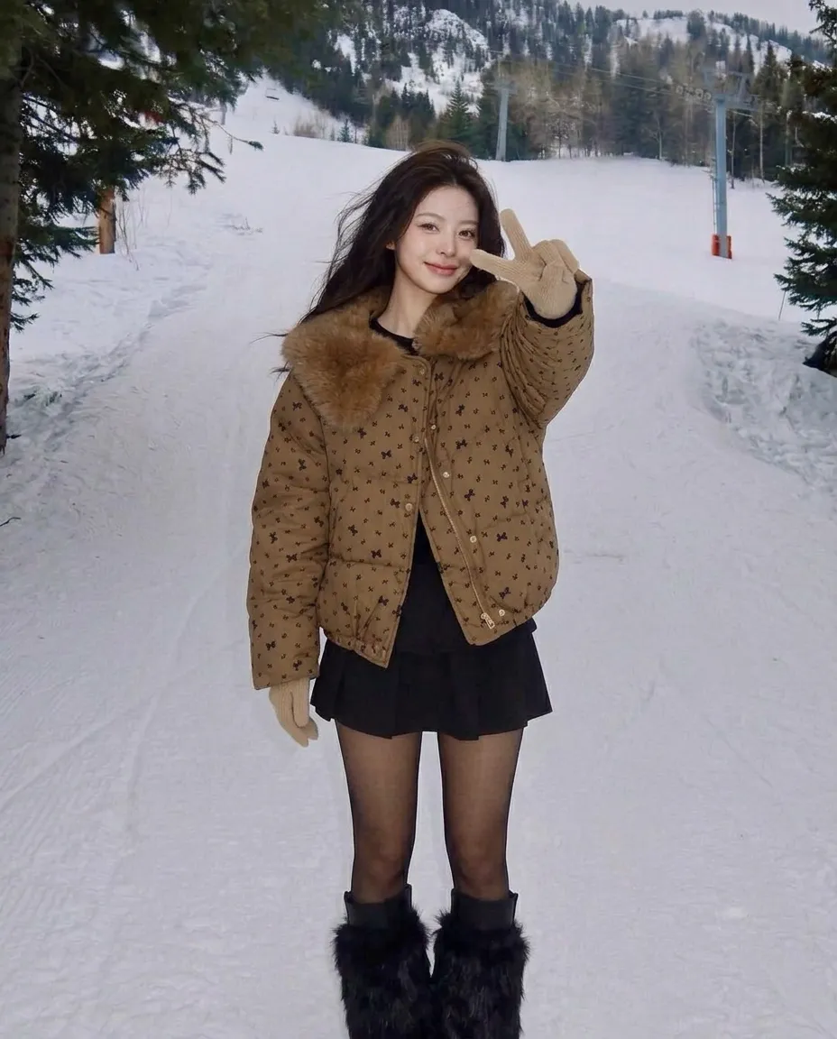 เช่าเสื้อกันหนาว หญิง รุ่น TOFFEE สี น้ำตาล