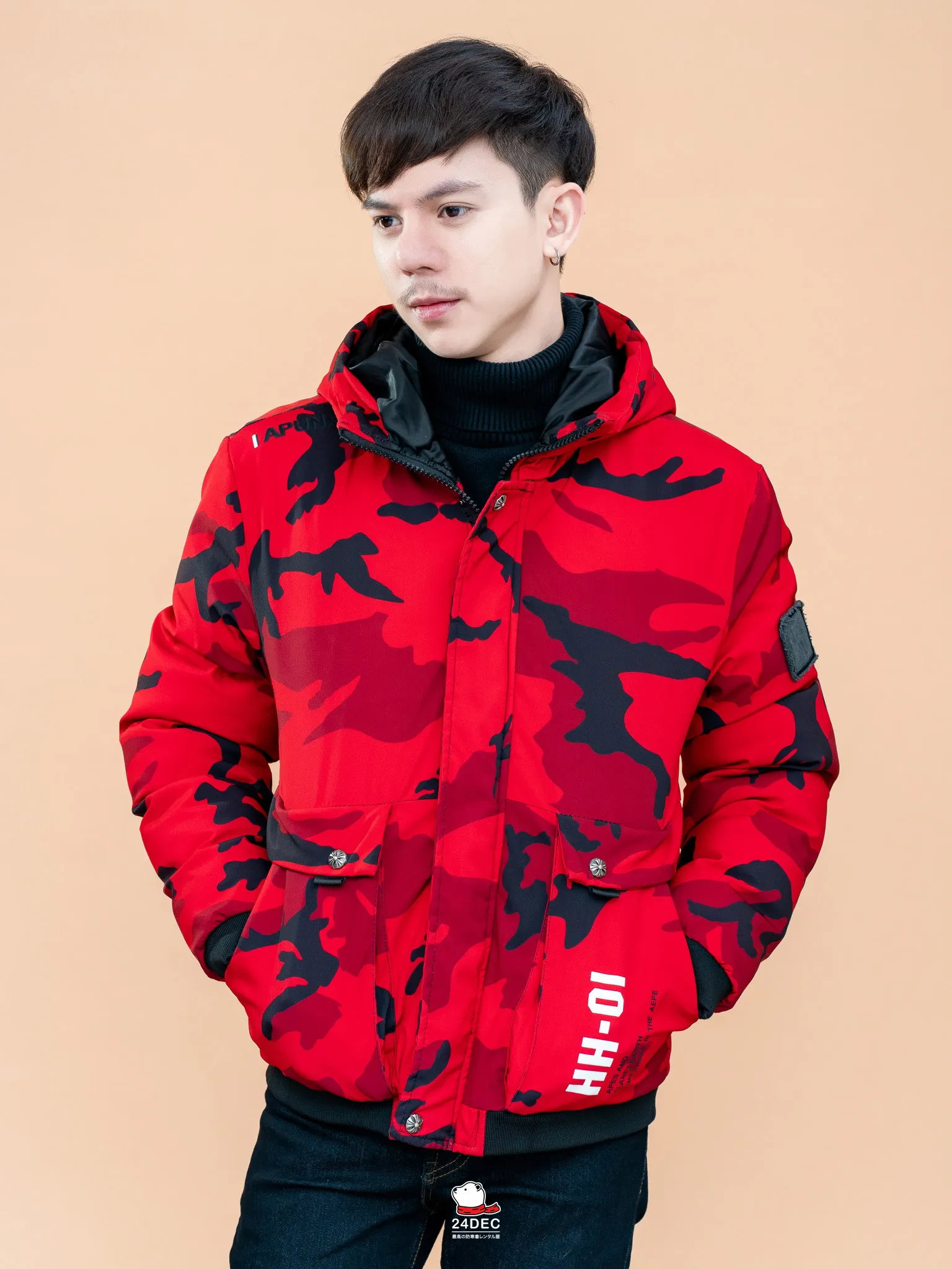 เช่าเสื้อกันหนาว ชาย รุ่น VOCATION สี แดง