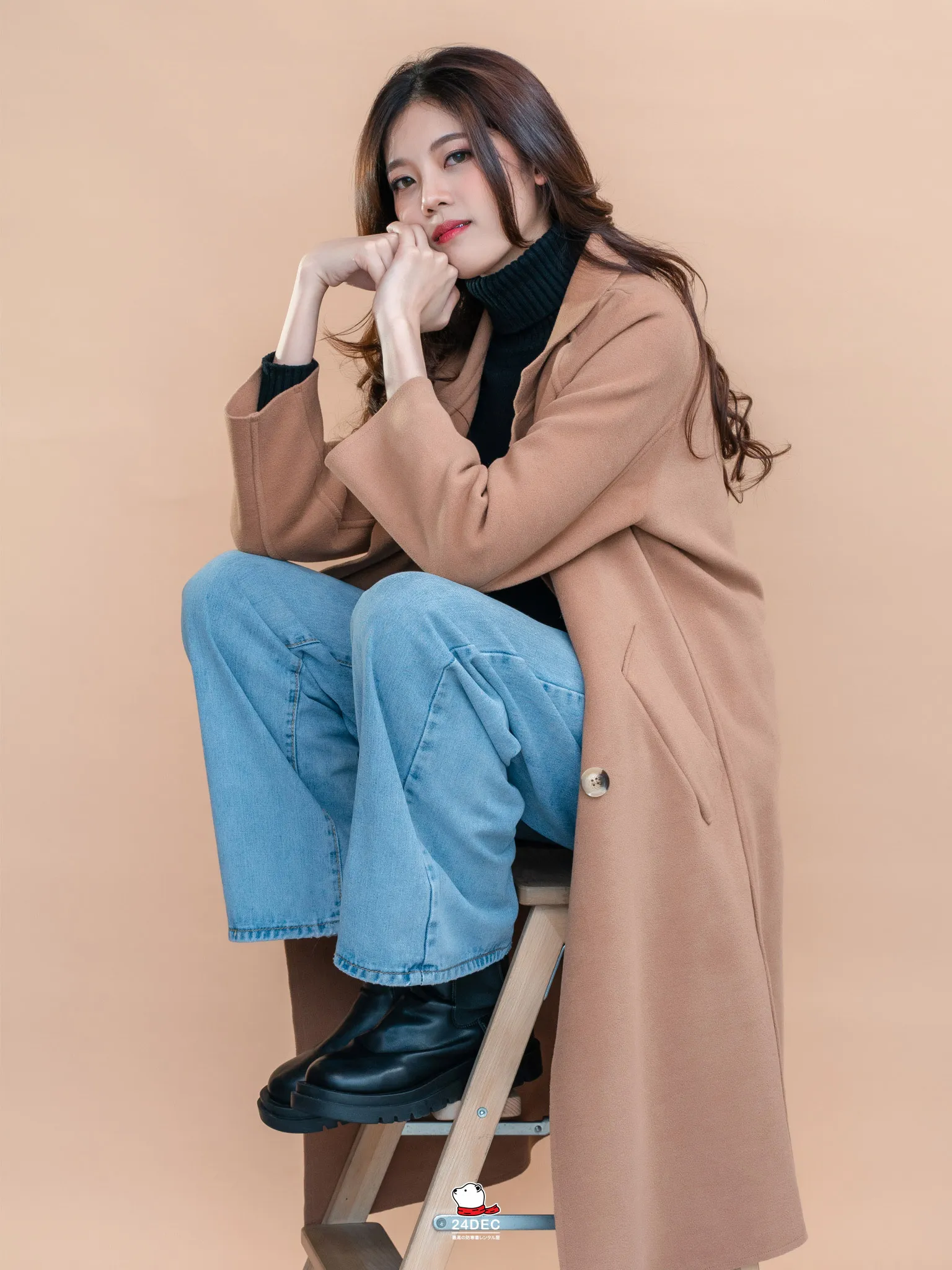 เช่าเสื้อโค้ท หญิง รุ่น LANA สี น้ำตาล