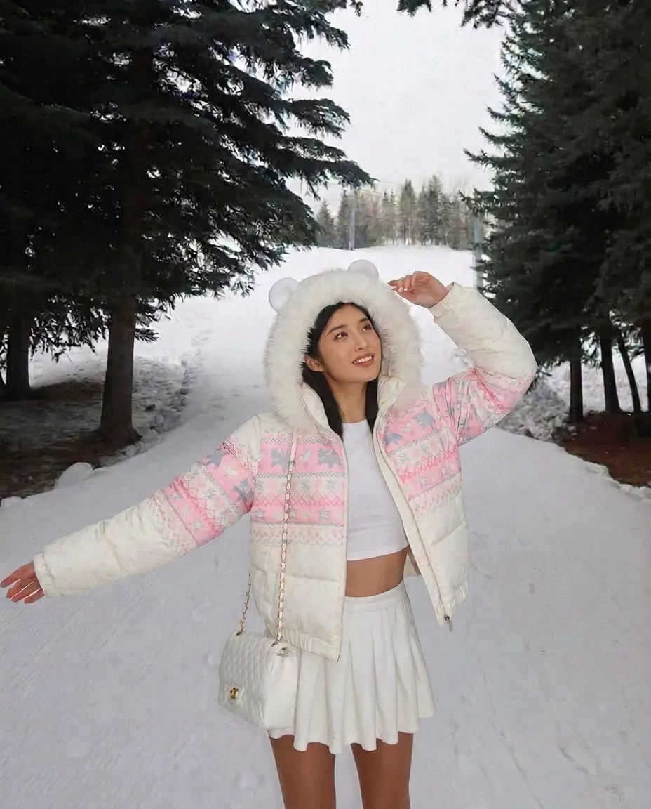 เช่าเสื้อกันหนาว หญิง รุ่น KANA สี ขาว