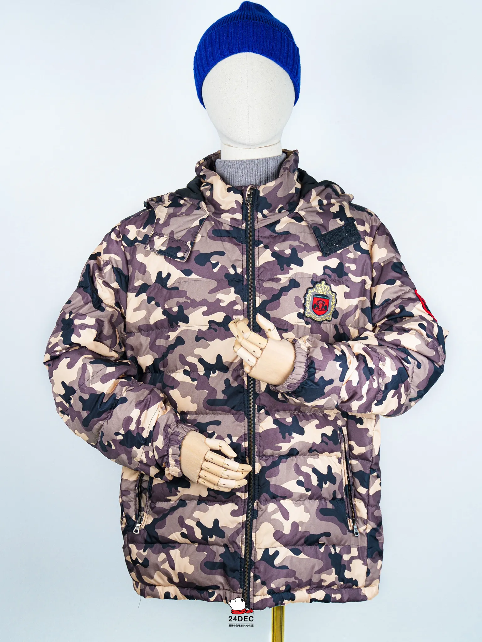 (*หยุดเช่า*) เช่าเสื้อกันหนาว ชาย รุ่น ADVENTURE สี เขียว
