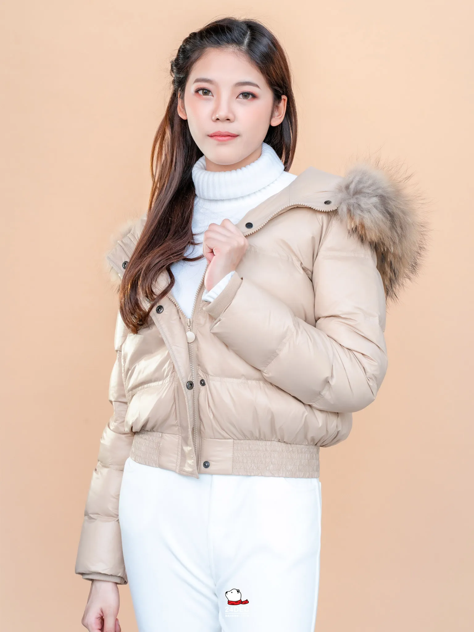 เช่าเสื้อกันหนาว หญิง รุ่น COOKIE สี น้ำตาล